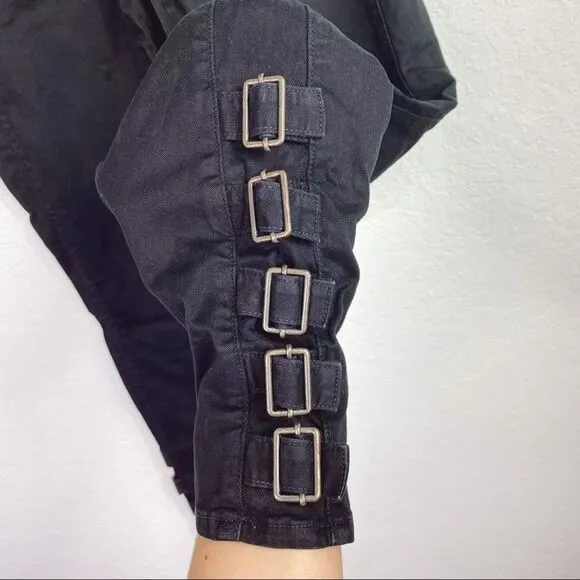 -J Brand Mara Skinny Buckle Ankle Jeans 26