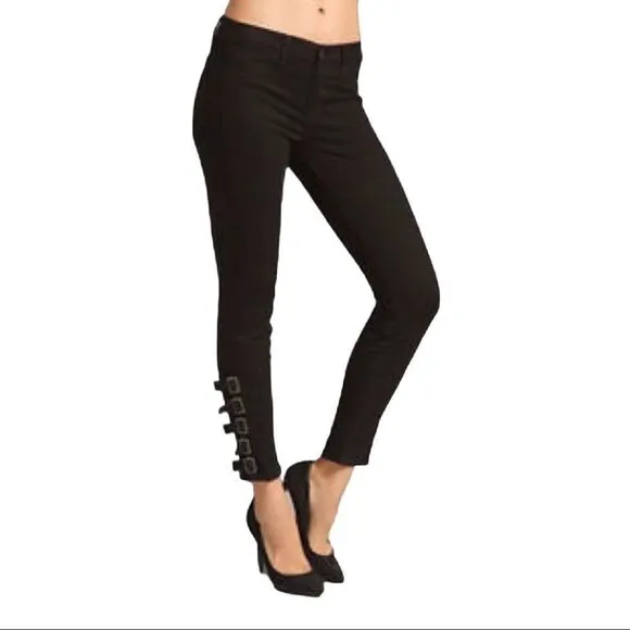 -J Brand Mara Skinny Buckle Ankle Jeans 26