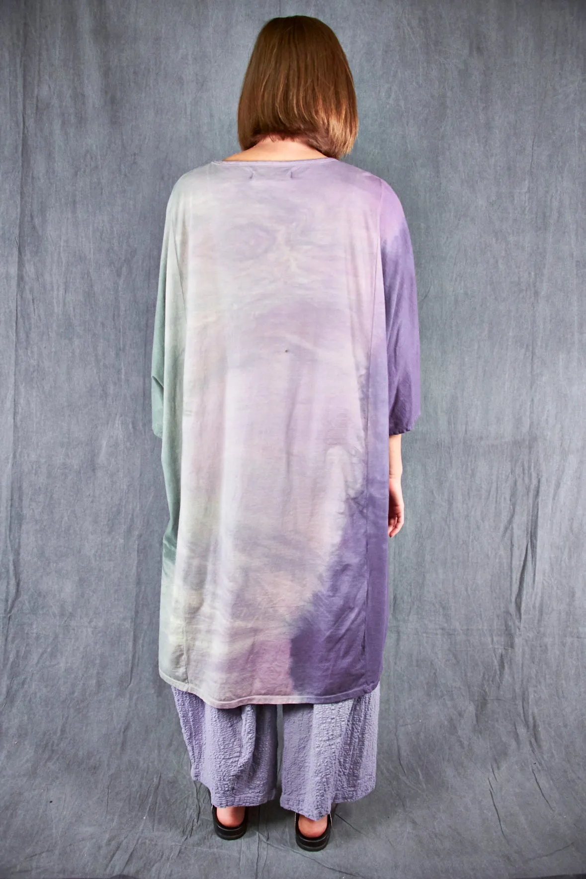 1255HD Art Tee Dusk Violet/Sea Green Poetry Mix