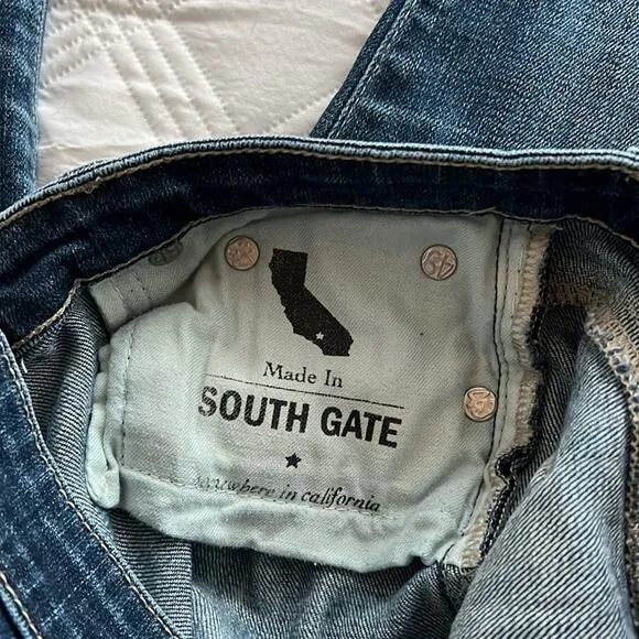 $175 Ag Adriano Goldschmied Aubrey jeans low-rise skinny straight 28 R