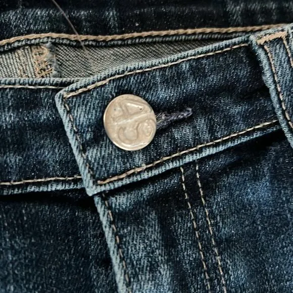 $175 Ag Adriano Goldschmied Aubrey jeans low-rise skinny straight 28 R