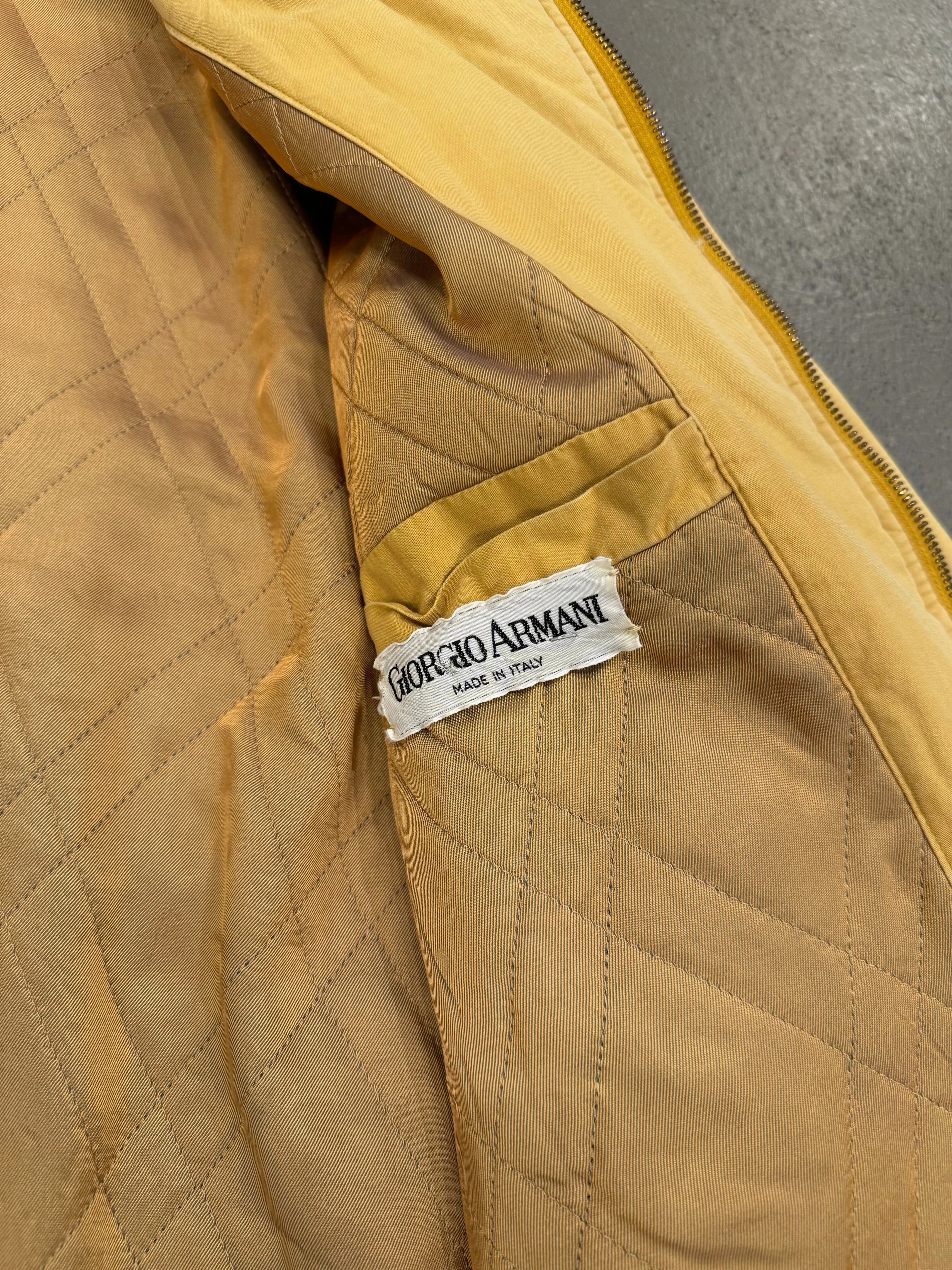 1990s Giorgio Armani faded bomber jacket