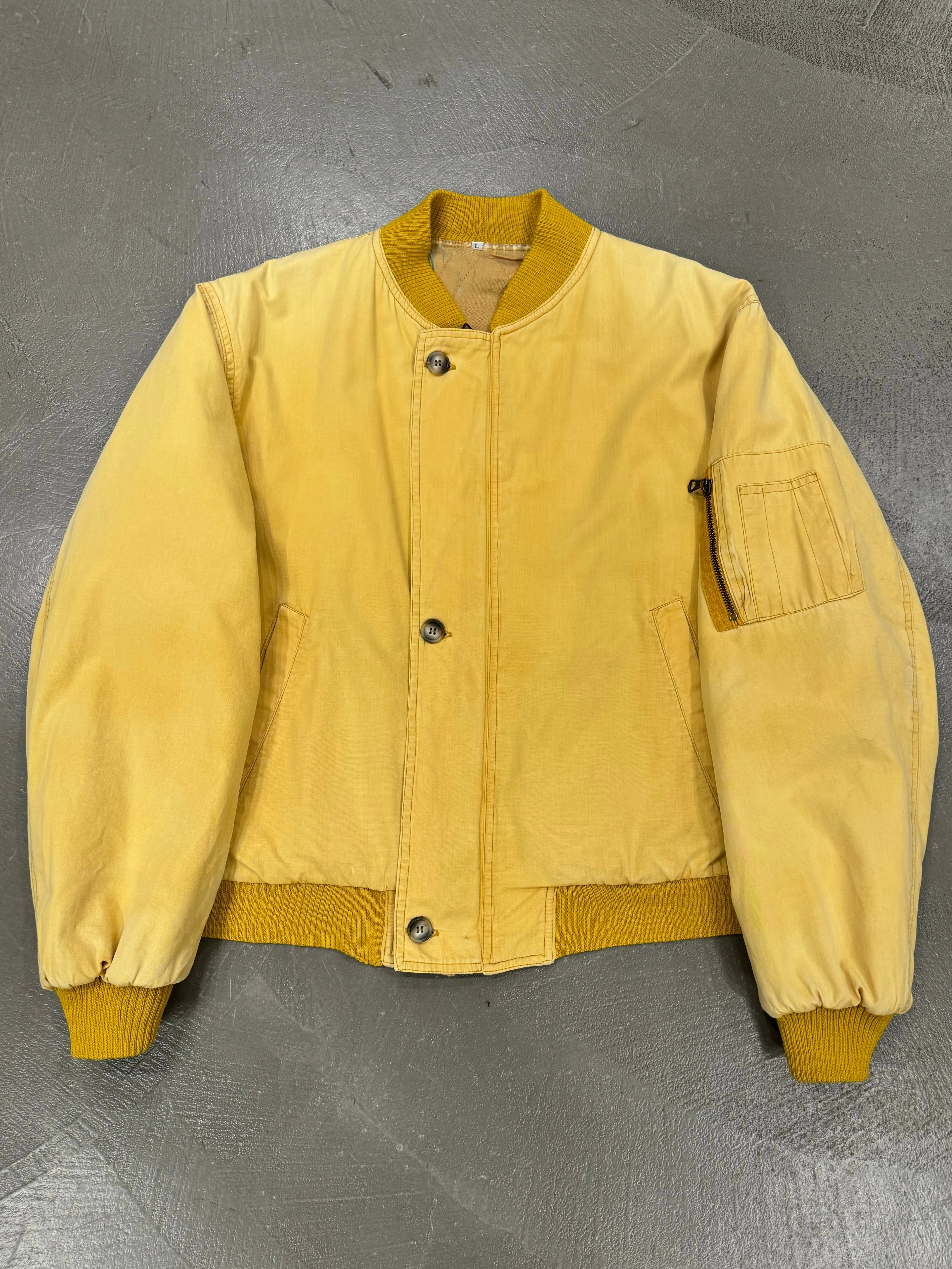 1990s Giorgio Armani faded bomber jacket