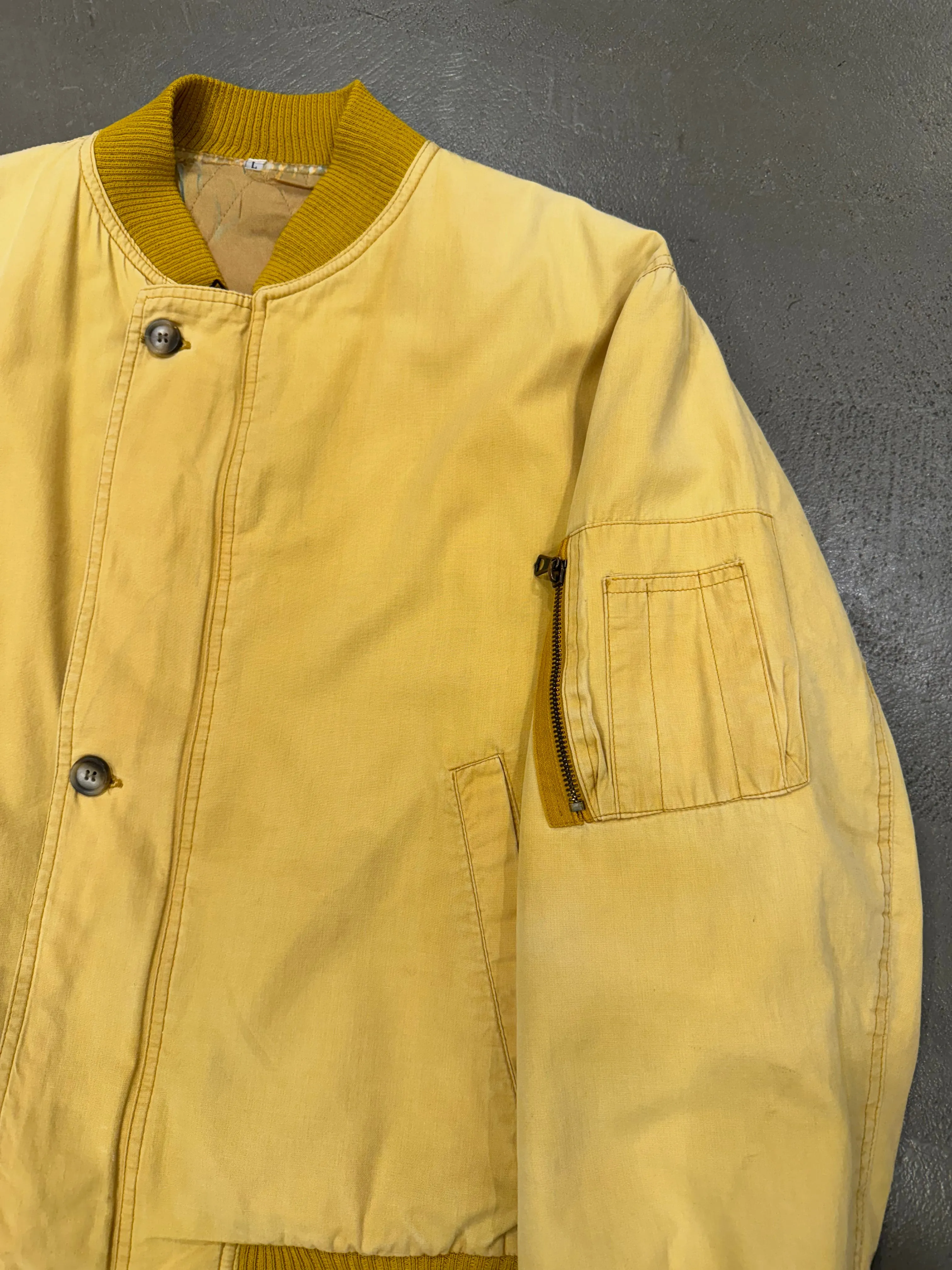 1990s Giorgio Armani faded bomber jacket