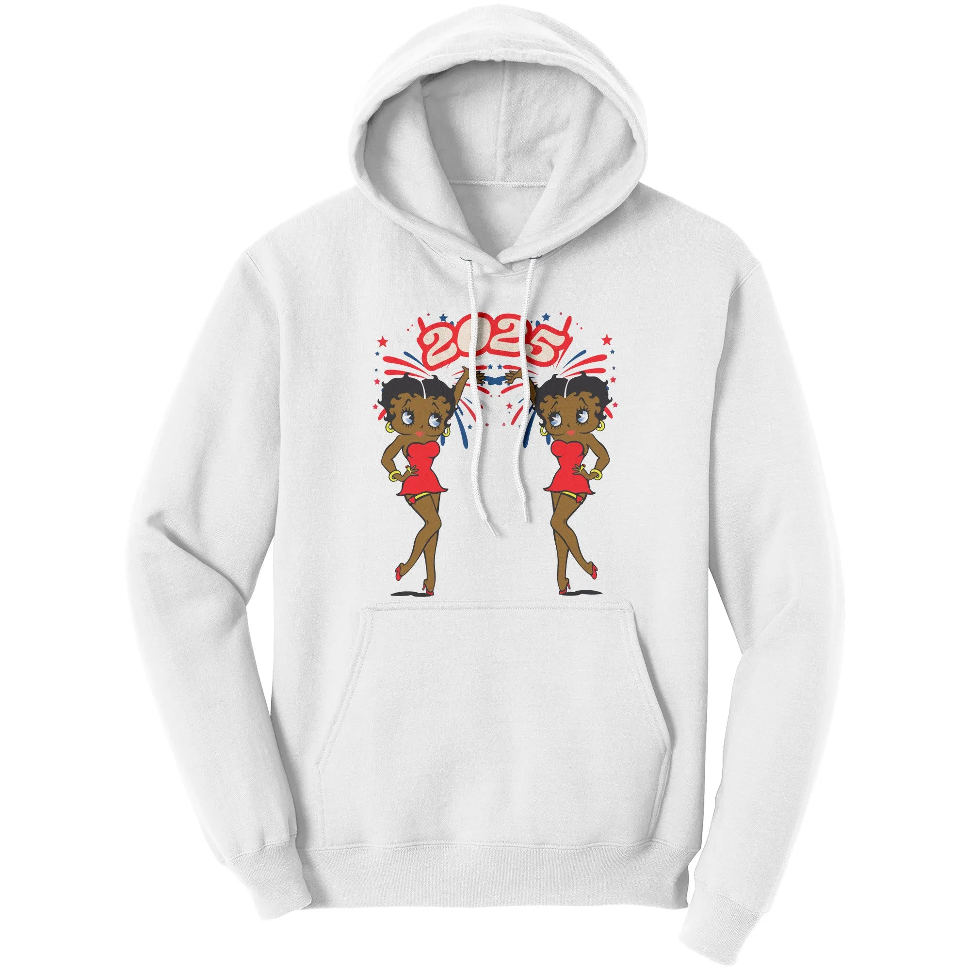 2025 New Year Hoodie, Cute Betty Boop Hoodie, 2025 Hoodie, Womens Hoodie, Christmas Hoodie, Christmas Womens Clothing Christmas Gift For Her