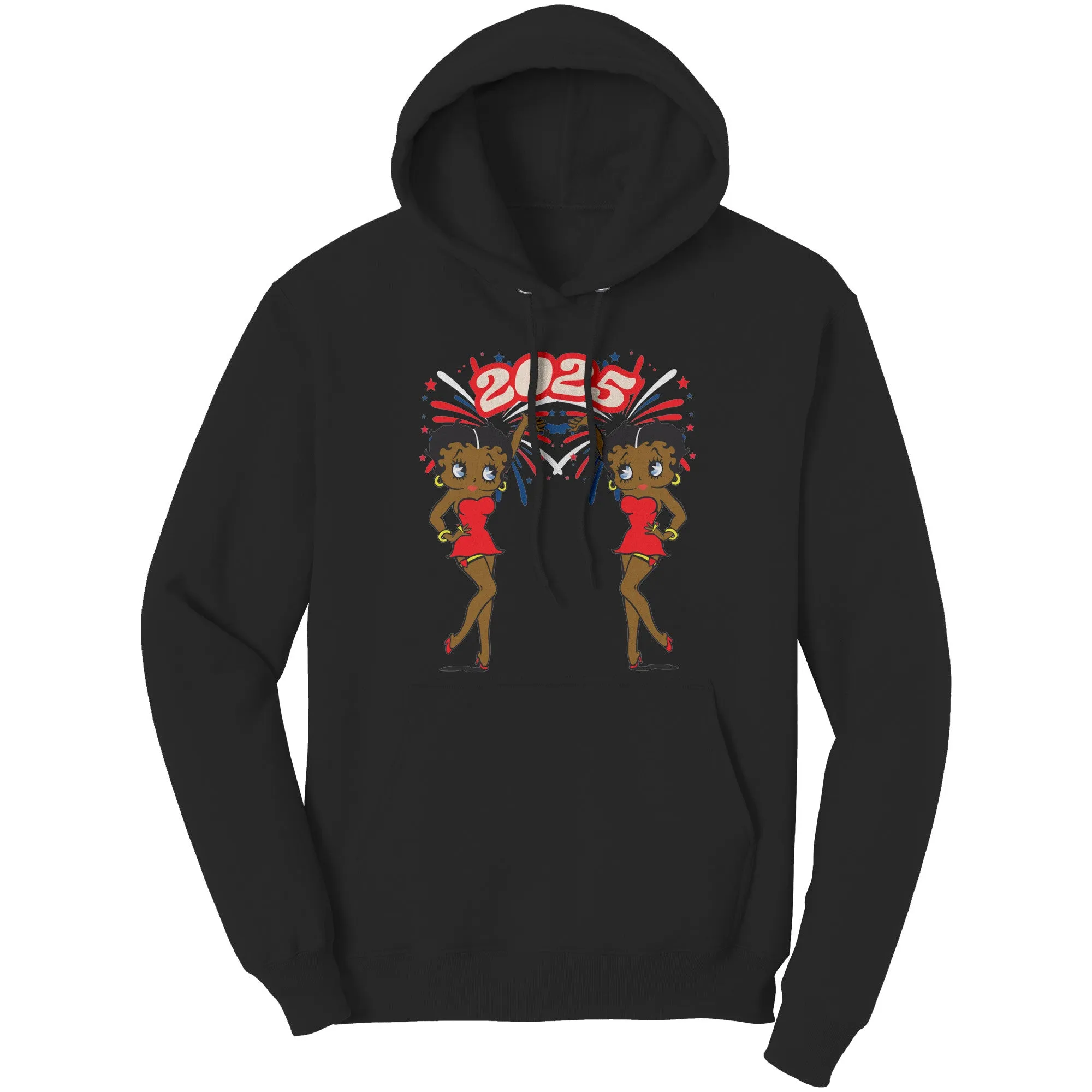 2025 New Year Hoodie, Cute Betty Boop Hoodie, 2025 Hoodie, Womens Hoodie, Christmas Hoodie, Christmas Womens Clothing Christmas Gift For Her