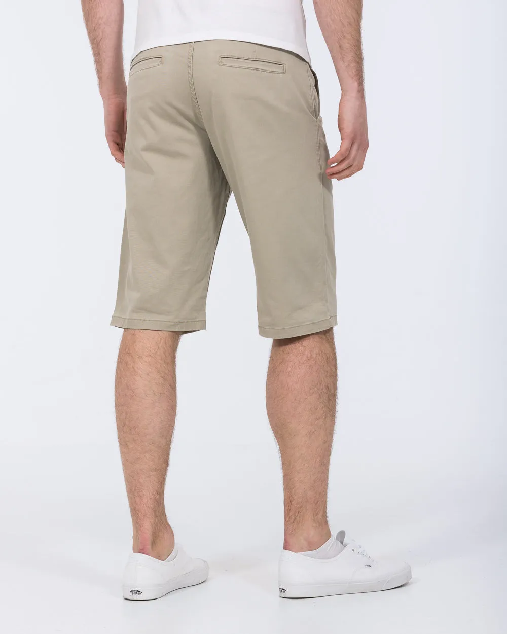 2t Grant Regular Fit Tall Chino Shorts (stone)