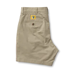 7" Gold School Chino Short - Khaki Gold Patch
