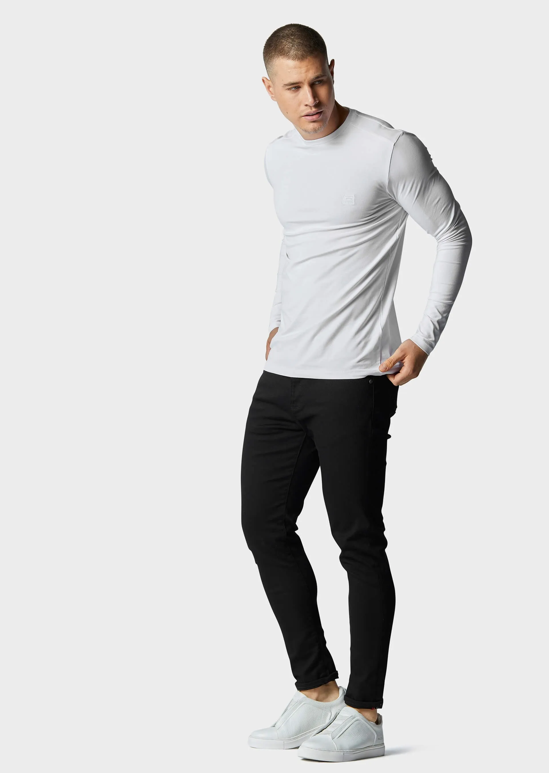 883Police Moriarty Active Flex 383 Stretch Jeans Black