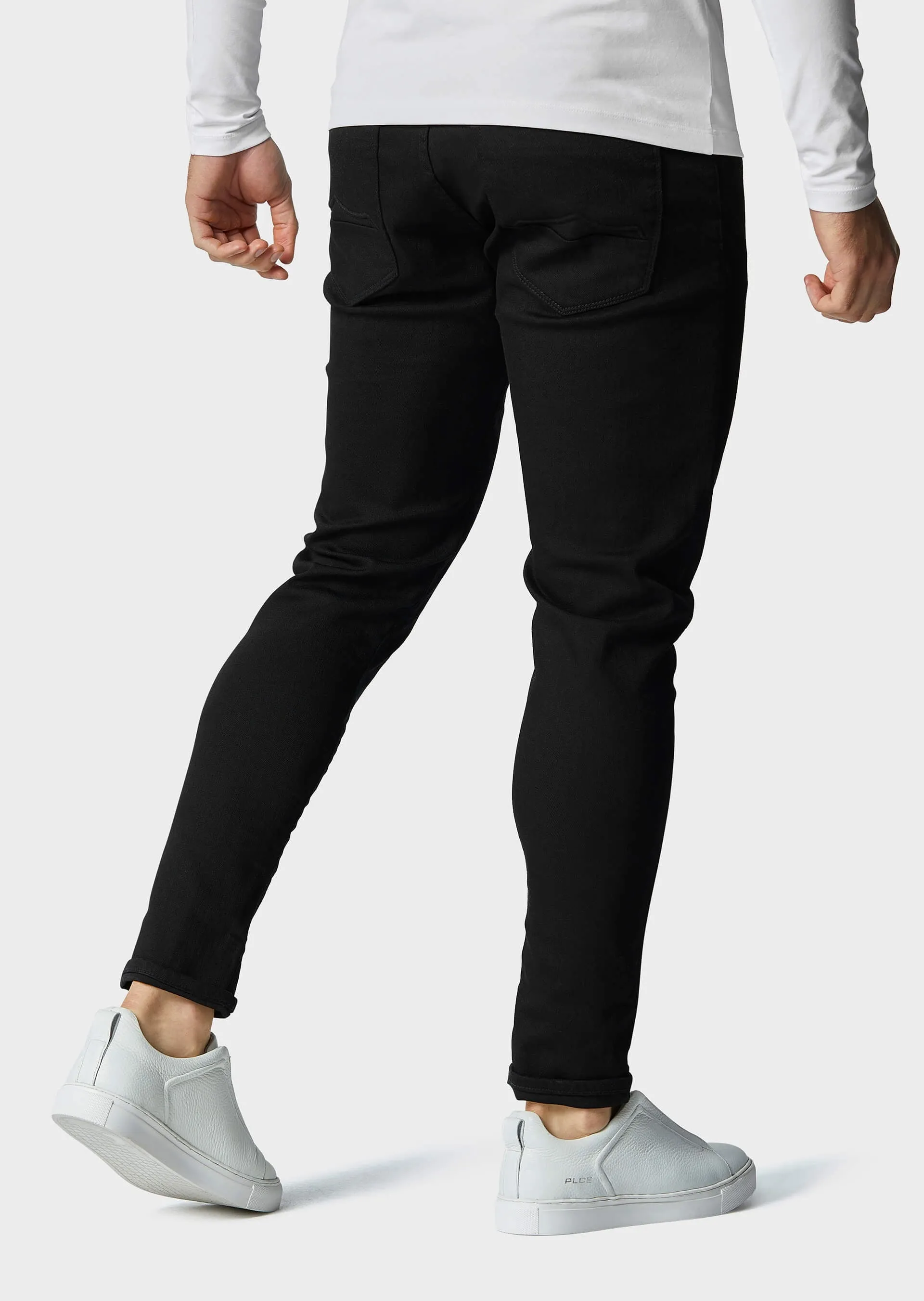883Police Moriarty Active Flex 383 Stretch Jeans Black