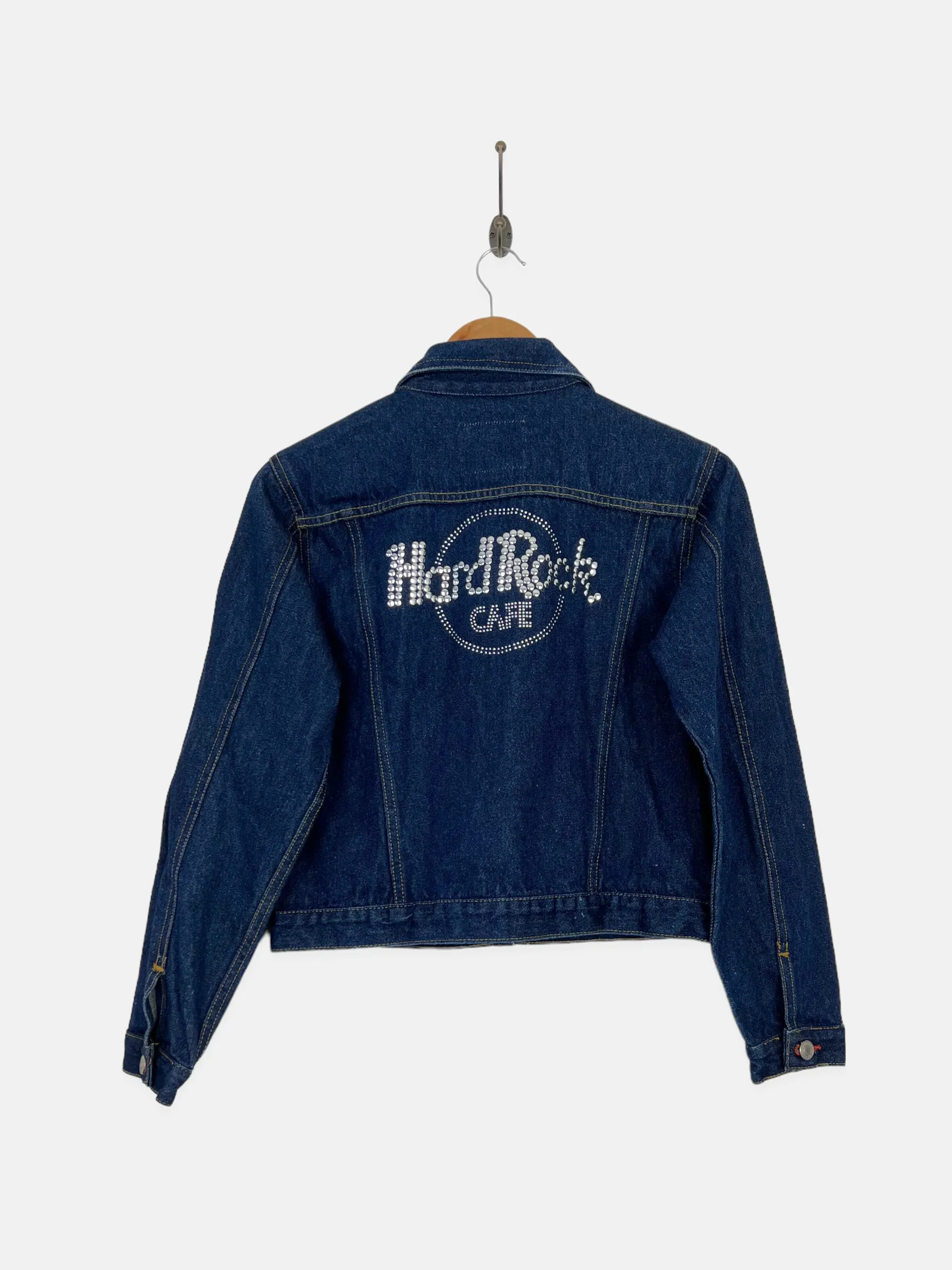 90's Hard Rock Cafe Chicago Vintage Denim Jacket Size 6