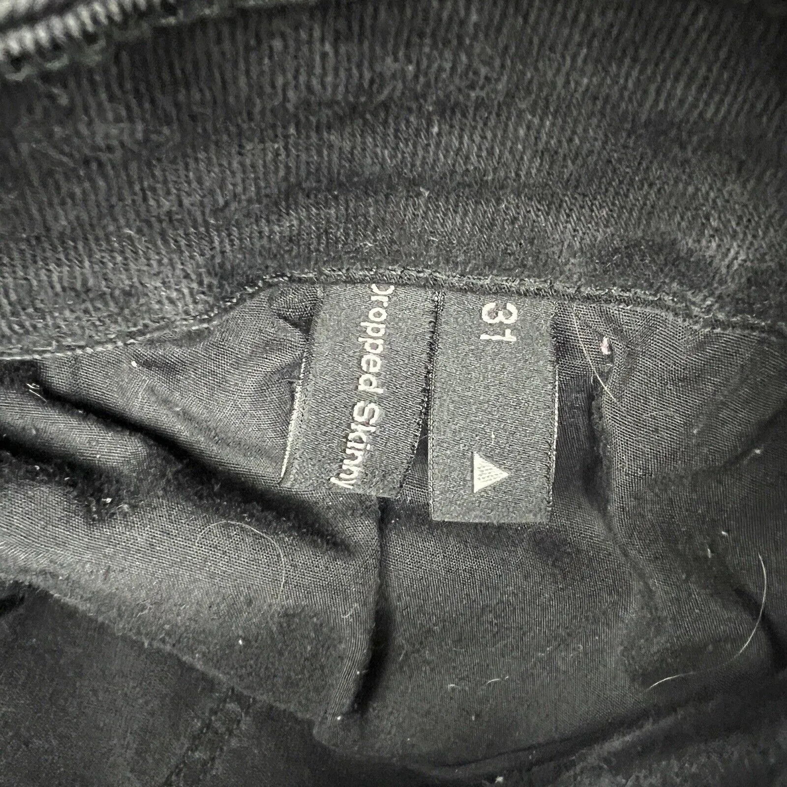 Abrand Black Jeans Cropped Skinny Size 31