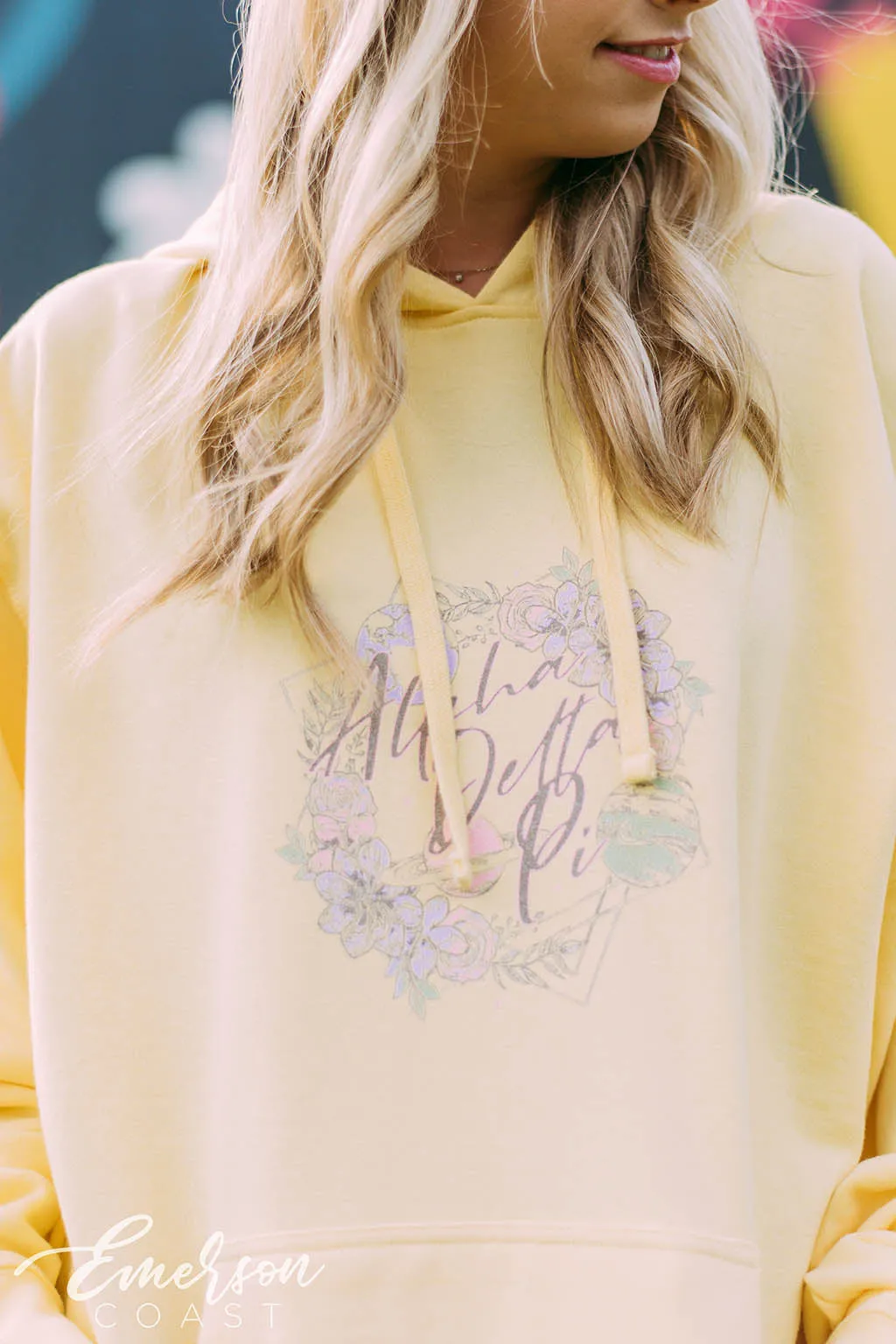 ADPi Floral Space Hoodie