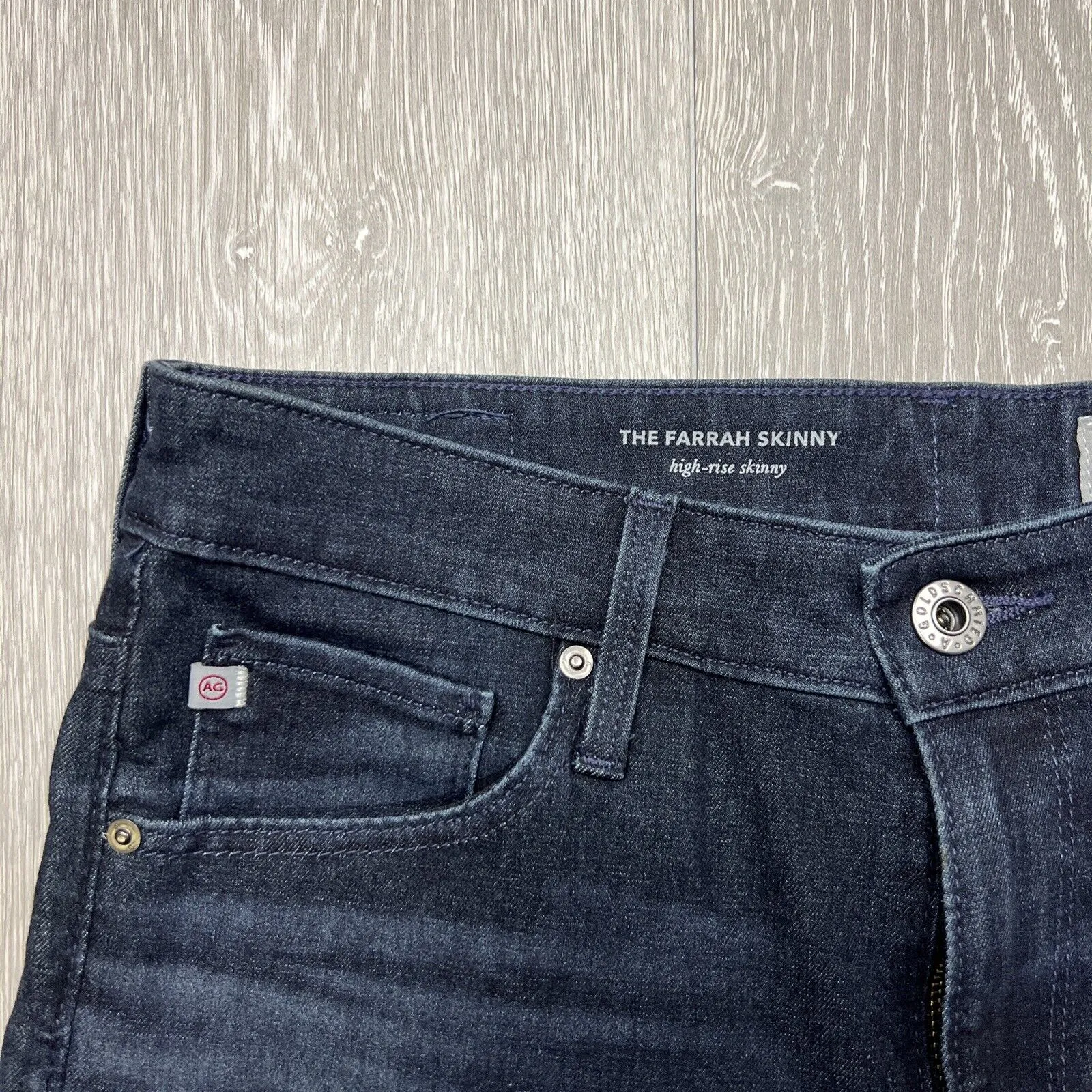 AG Adriano Goldschmied Jeans The Farrah Skinny High Rise Womens Jeans Size 27R