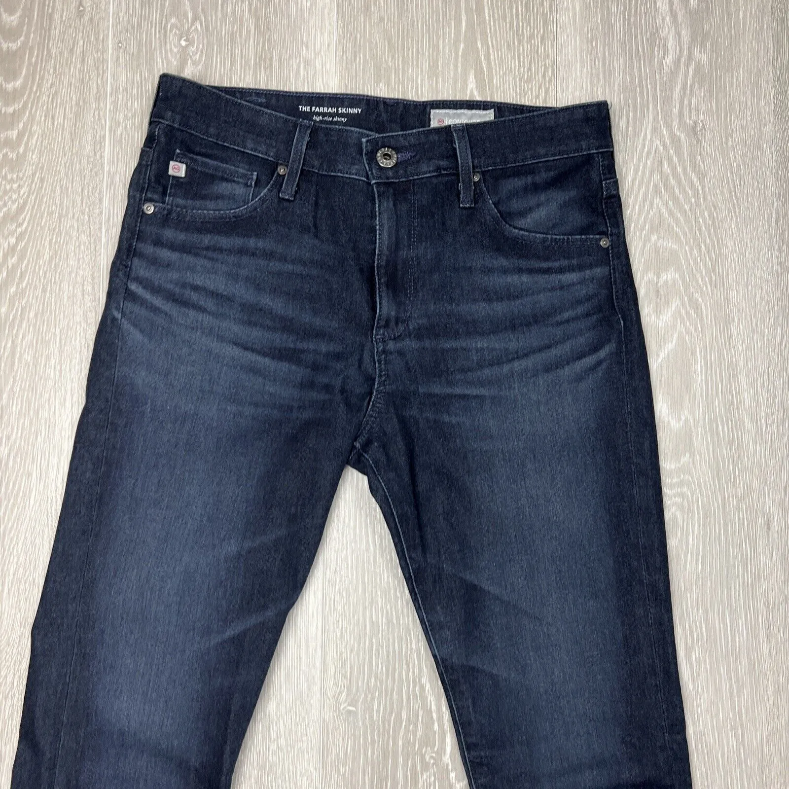 AG Adriano Goldschmied Jeans The Farrah Skinny High Rise Womens Jeans Size 27R