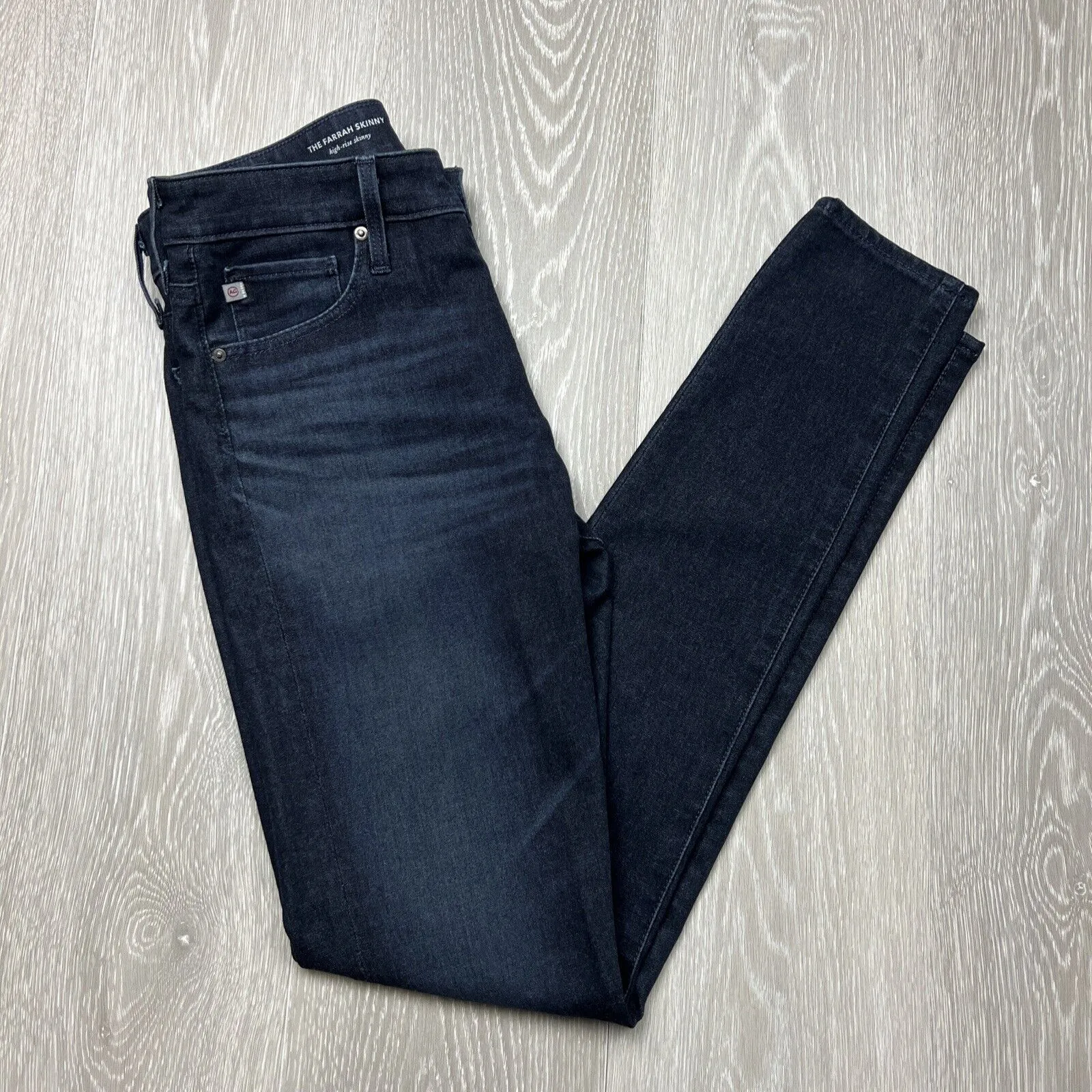 AG Adriano Goldschmied Jeans The Farrah Skinny High Rise Womens Jeans Size 27R