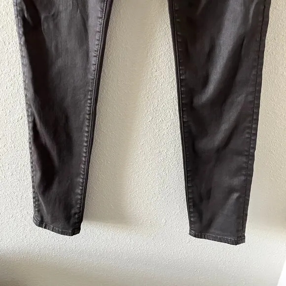 AG Adriano Goldschmied The Legging Brown Leatherette Ankle Skinny Jeans 27