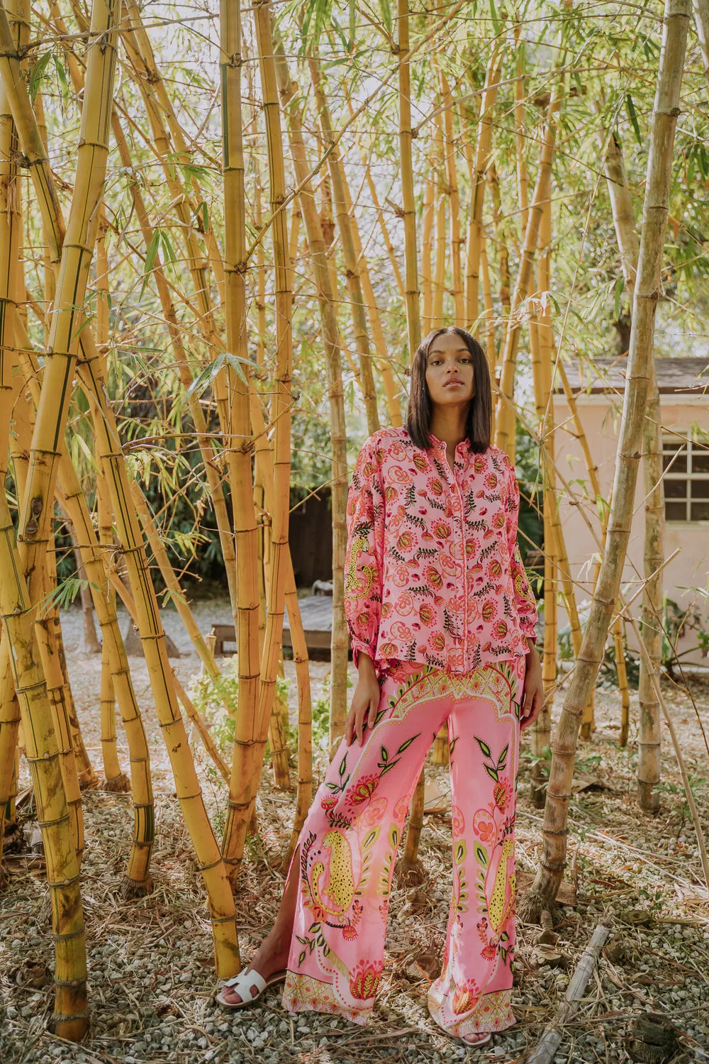 AGNETA PANT - YUCATAN FLOWERS