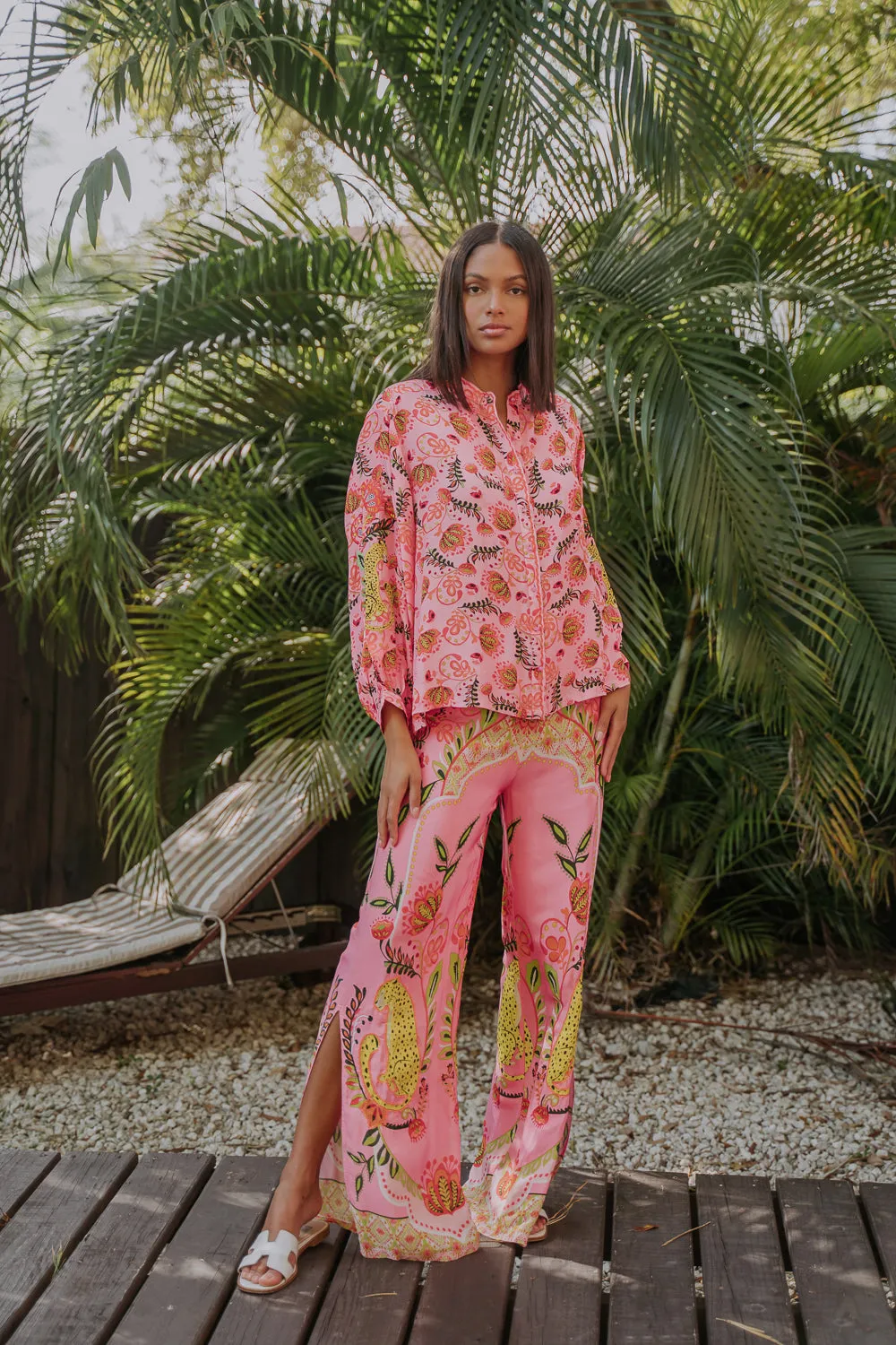 AGNETA PANT - YUCATAN FLOWERS