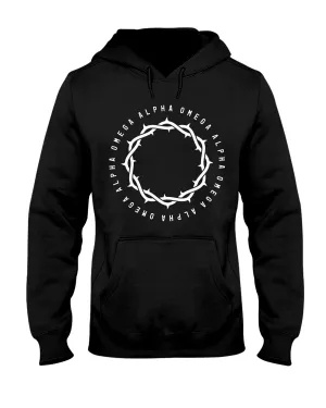 Alpha Omega - Large Crown - Hoodie