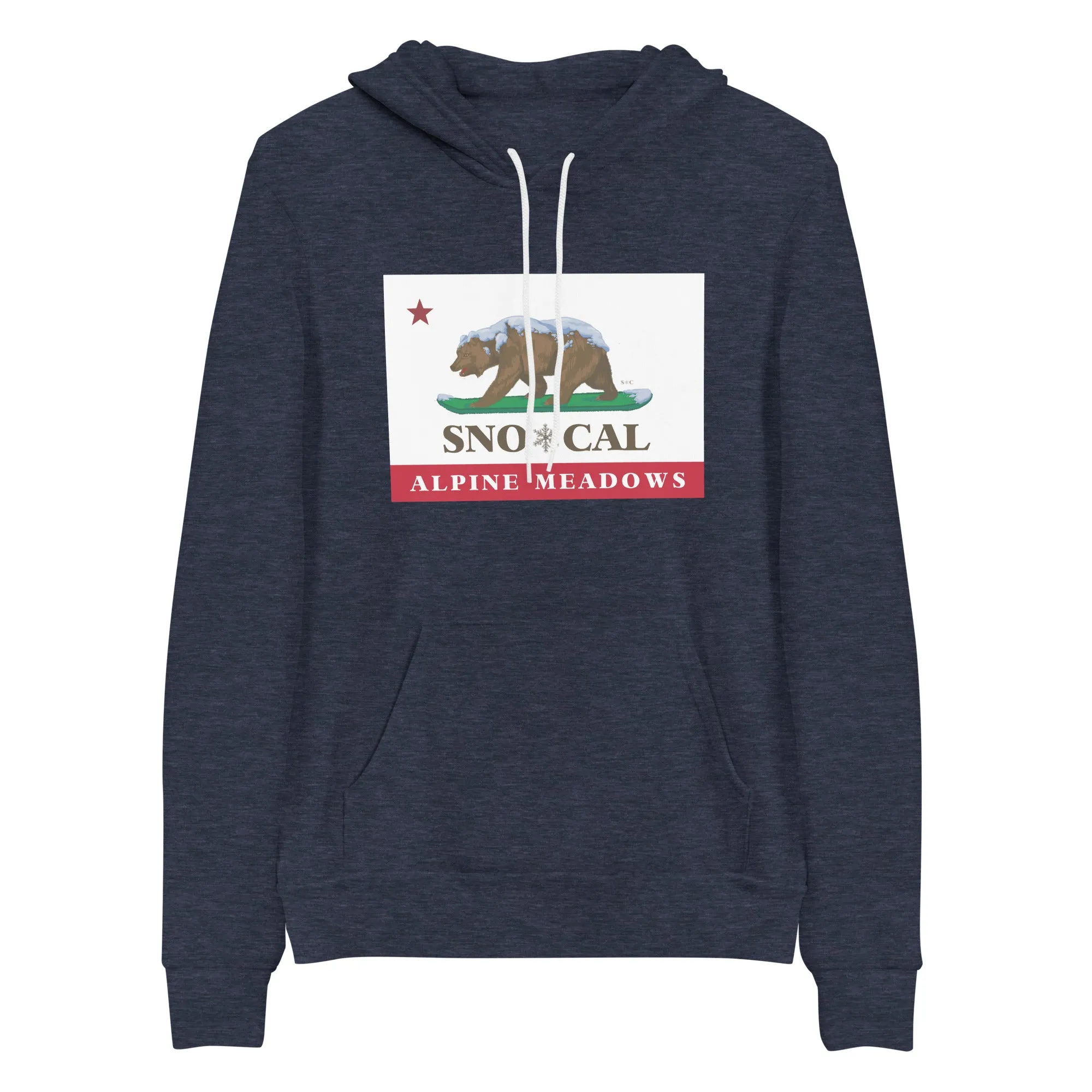Alpine Meadows Sno*Cal flag hoodie