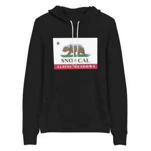 Alpine Meadows Sno*Cal flag hoodie
