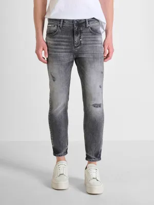 Antony Morato Men Black Skinny Fit Washed Jeans