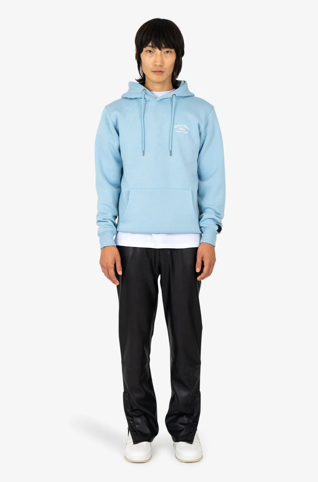 ATELIER MILANO HOODIE | LIGHT BLUE/WHITE