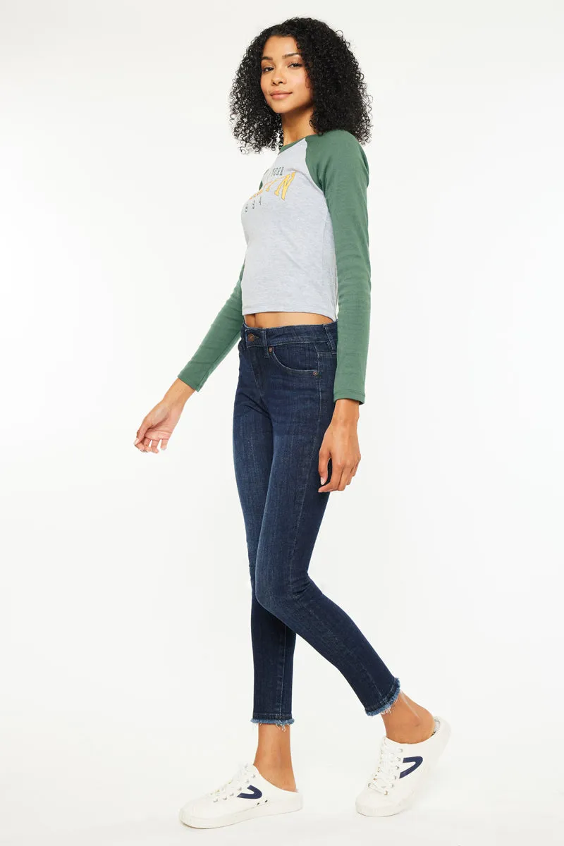 Atlanna Mid Rise Ankle Skinny