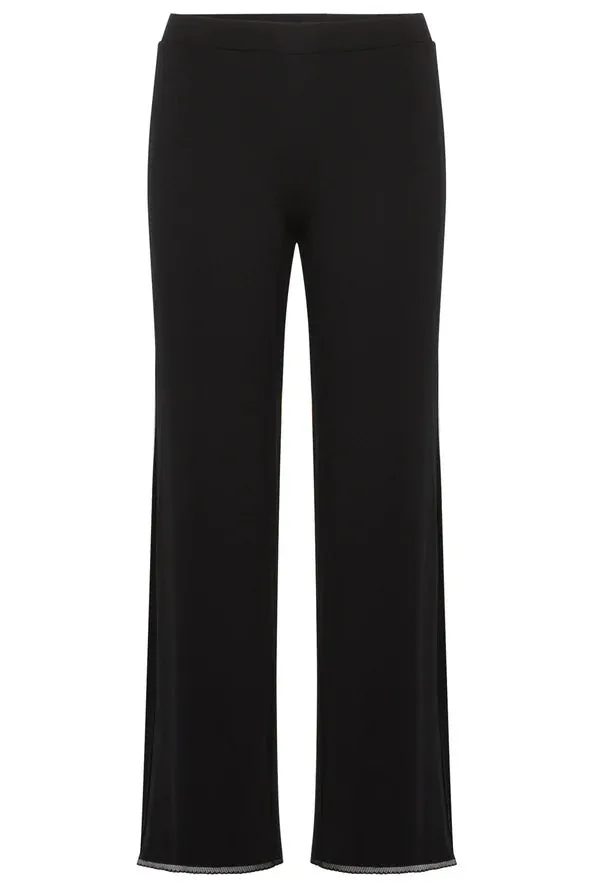 Aurore Simone perele loungerwear- 1C9660- Pant Black/ Poseidon Blue