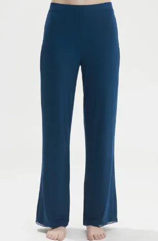 Aurore Simone perele loungerwear- 1C9660- Pant Black/ Poseidon Blue