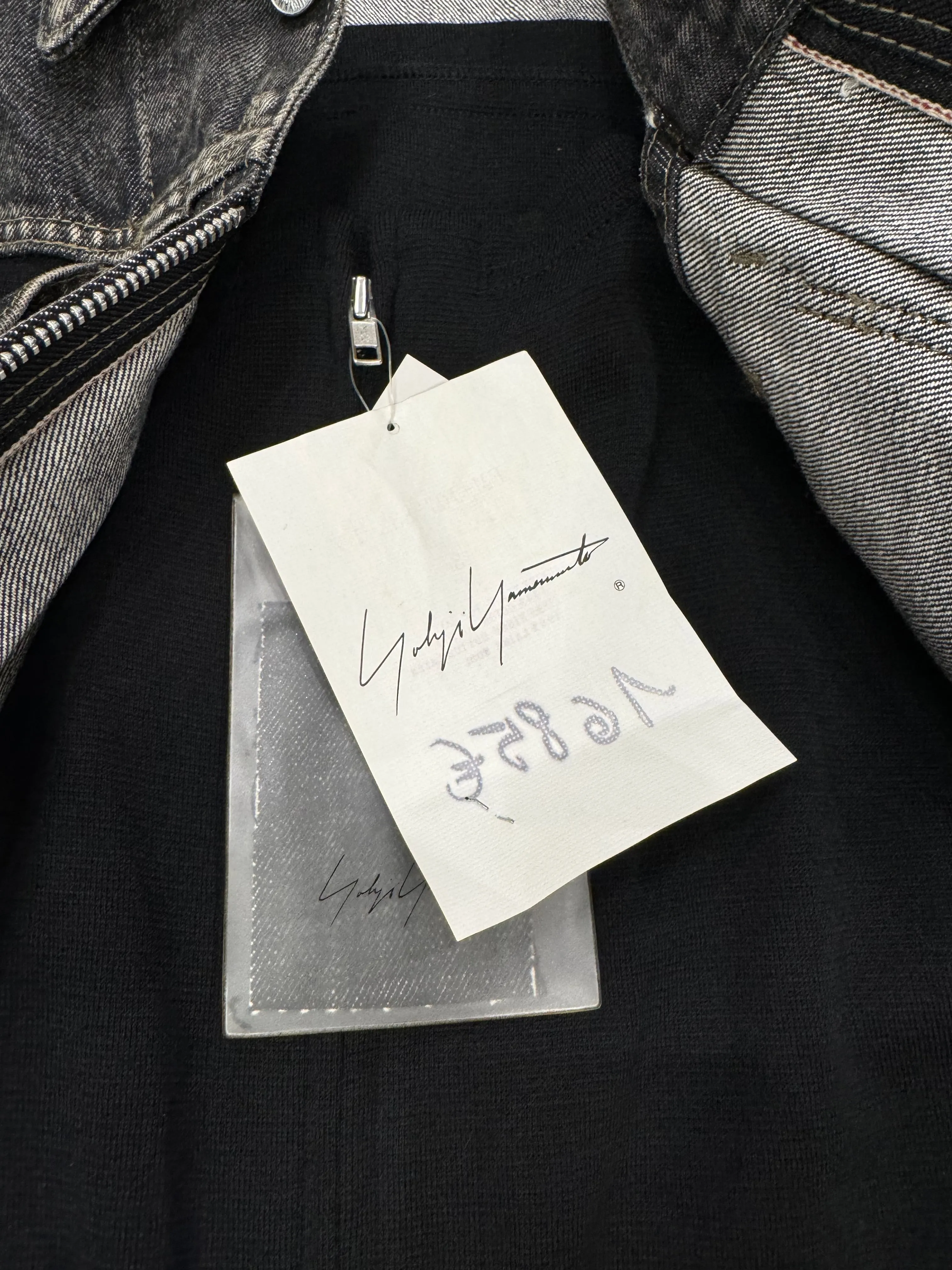 A/W 2002 Yohji Yamamoto runway deconstructed denim jacket - NEW