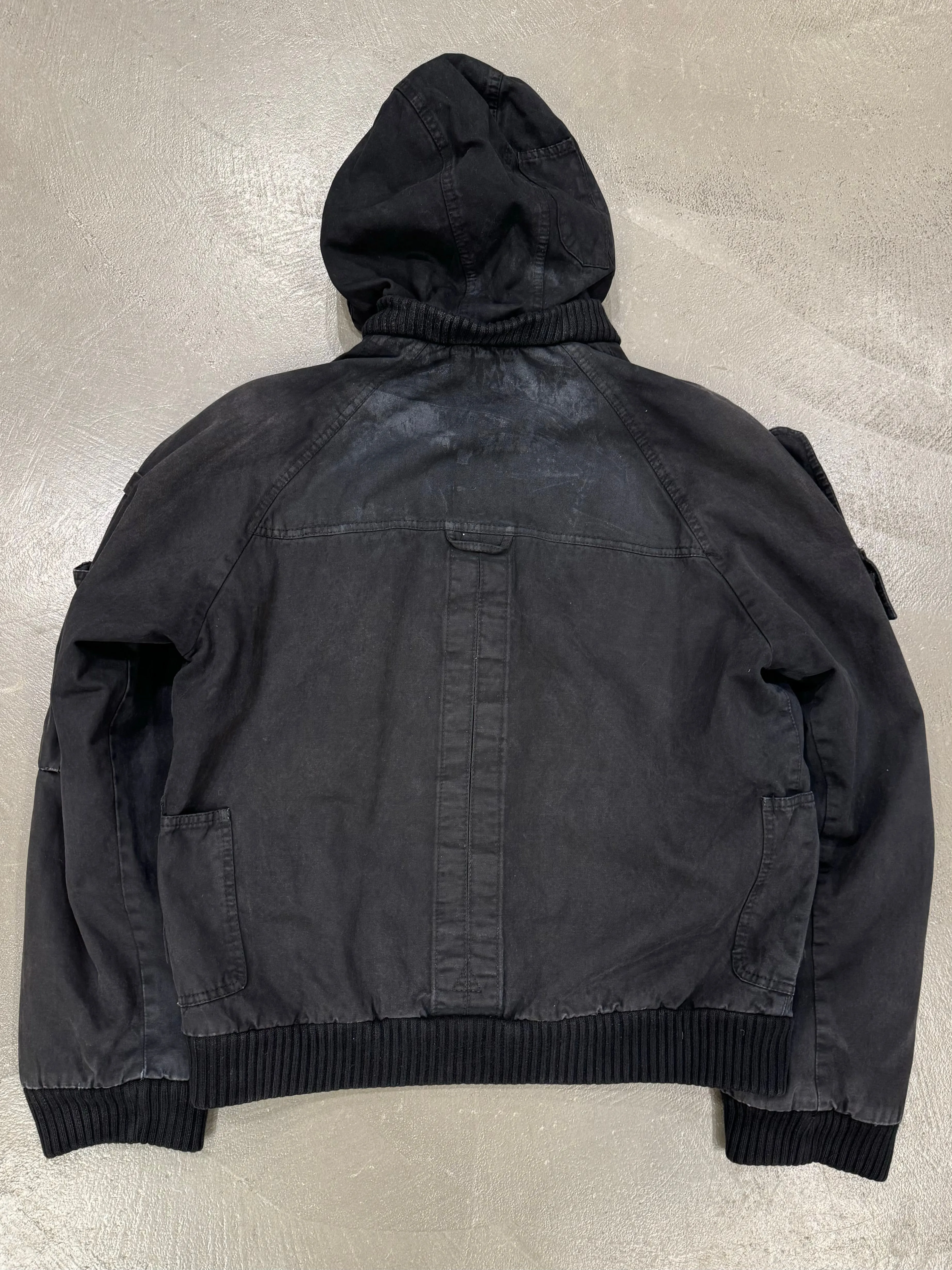 A/W 2003 Dolce & Gabbana multi pocket cargo bomber jacket