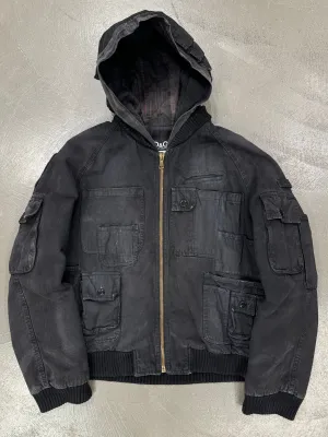 A/W 2003 Dolce & Gabbana multi pocket cargo bomber jacket