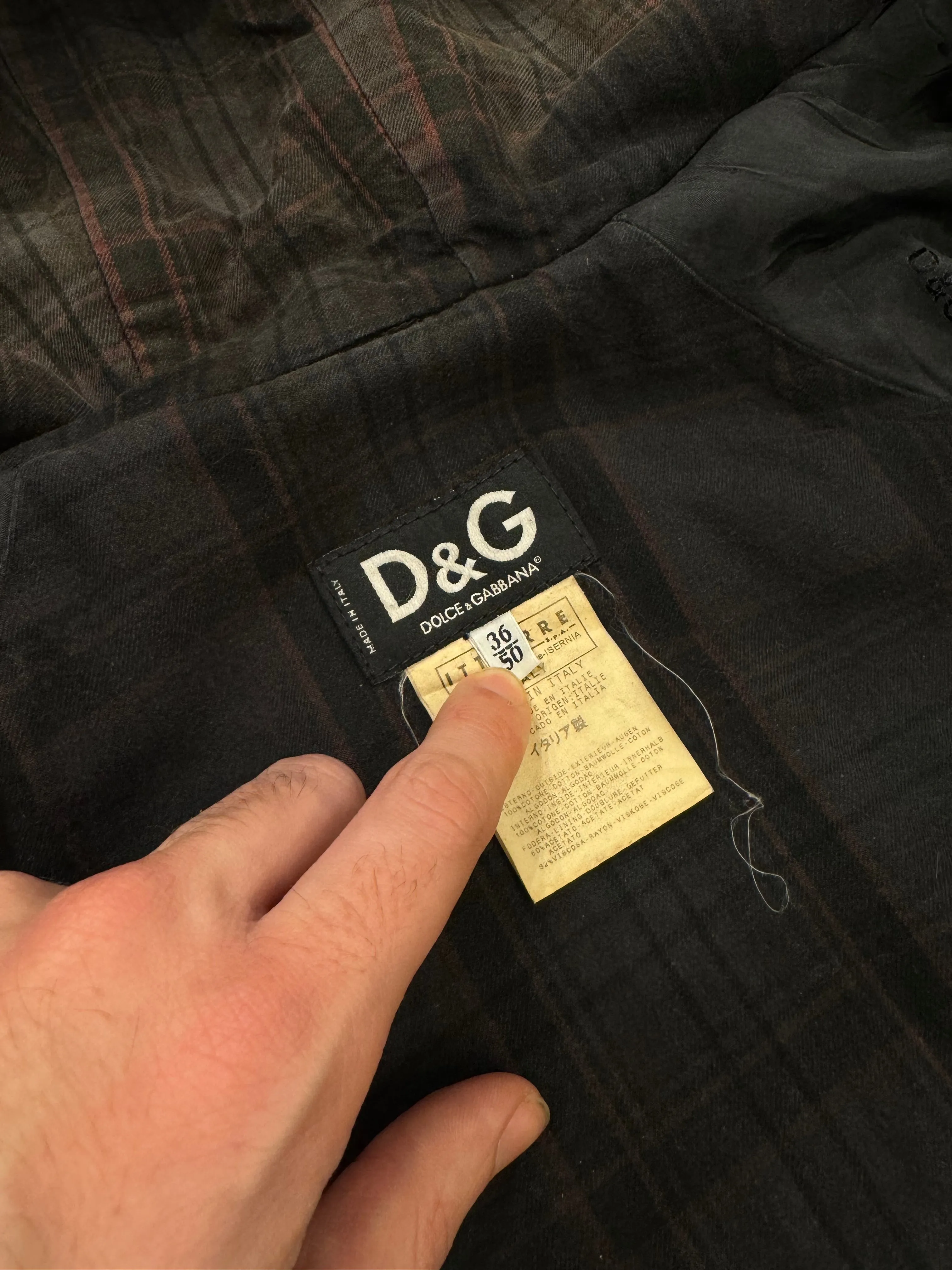 A/W 2003 Dolce & Gabbana multi pocket cargo bomber jacket