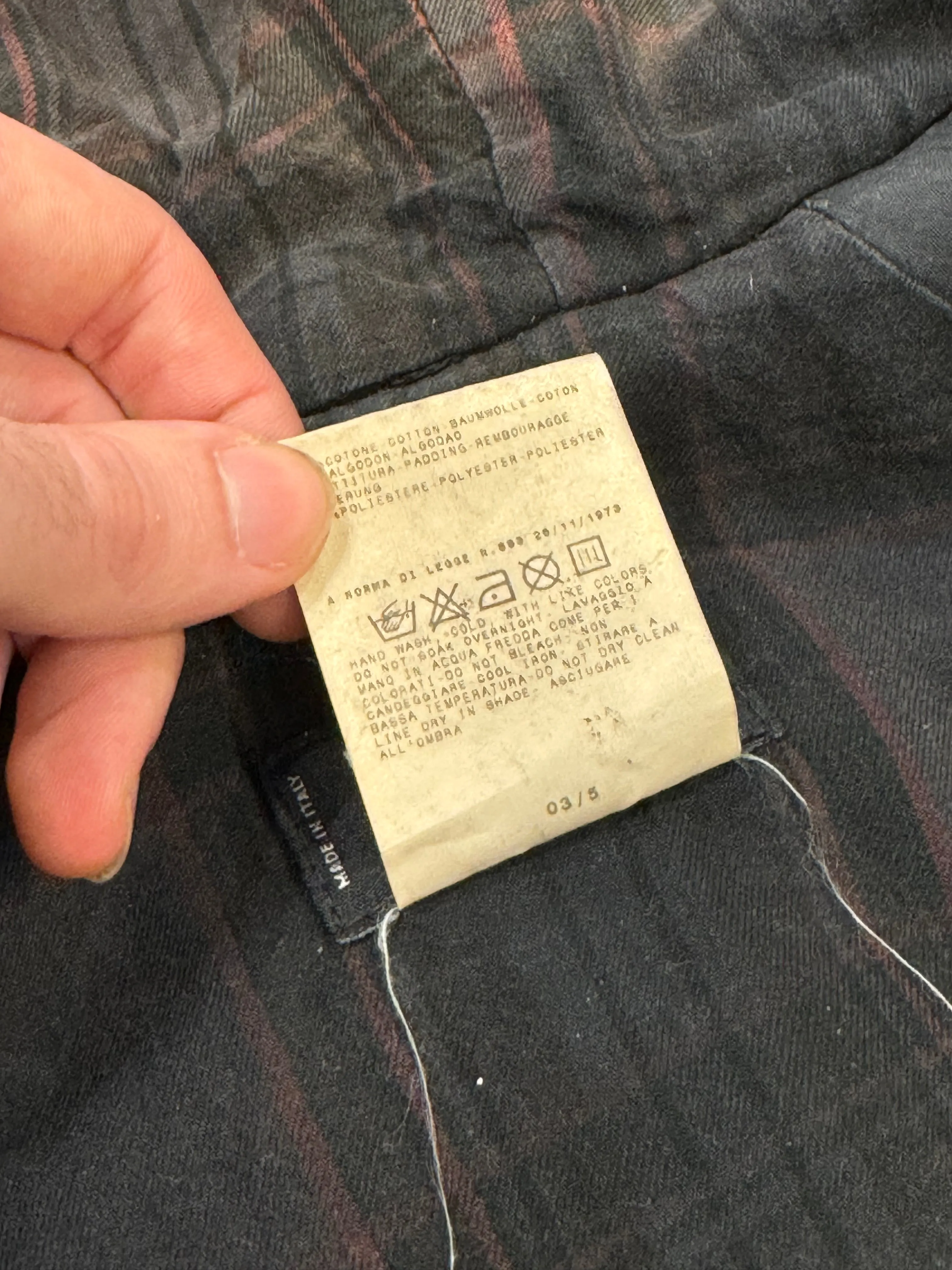 A/W 2003 Dolce & Gabbana multi pocket cargo bomber jacket