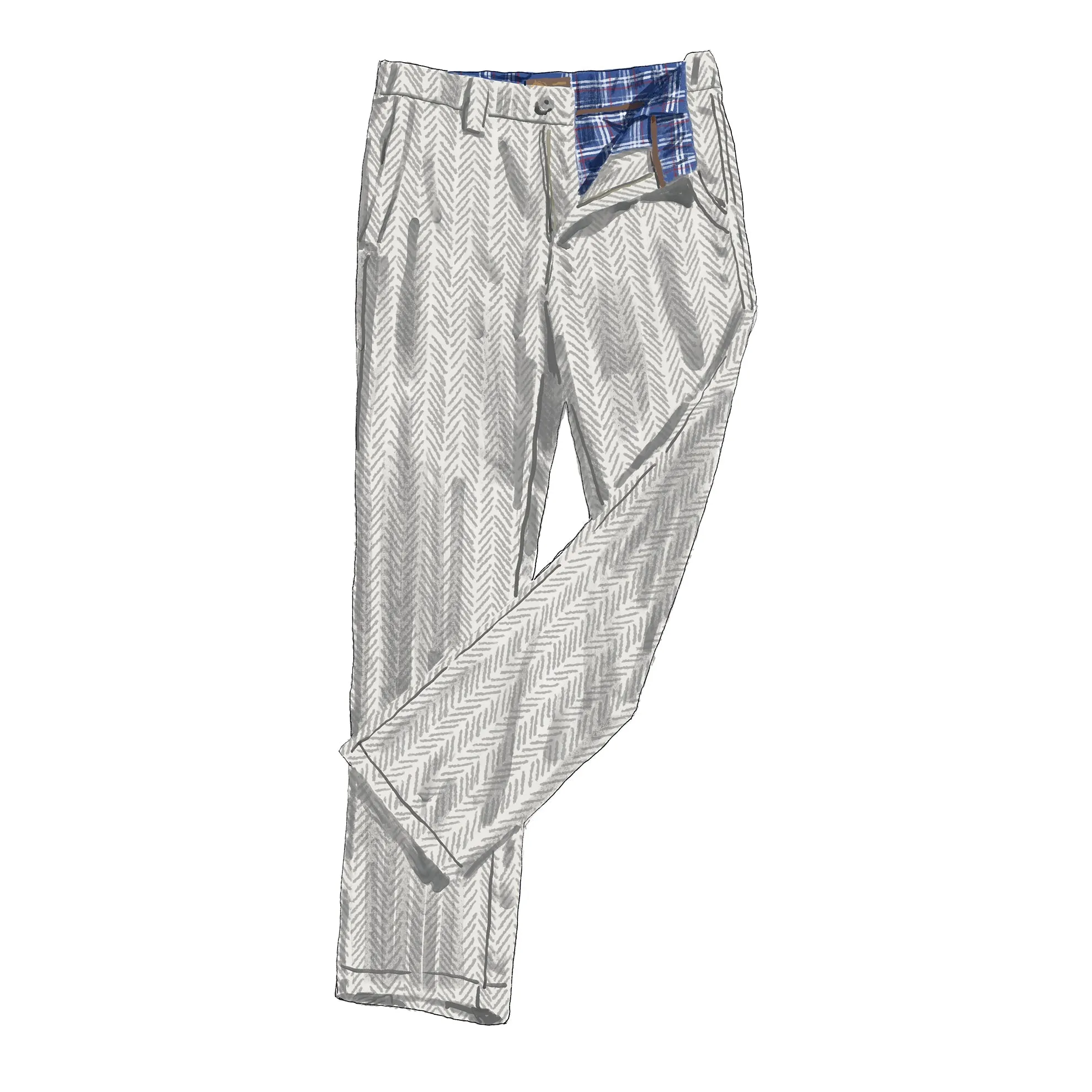 Back East Herringbone Chinos
