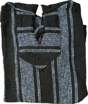 Baja Hoodie - Black/Blue/White