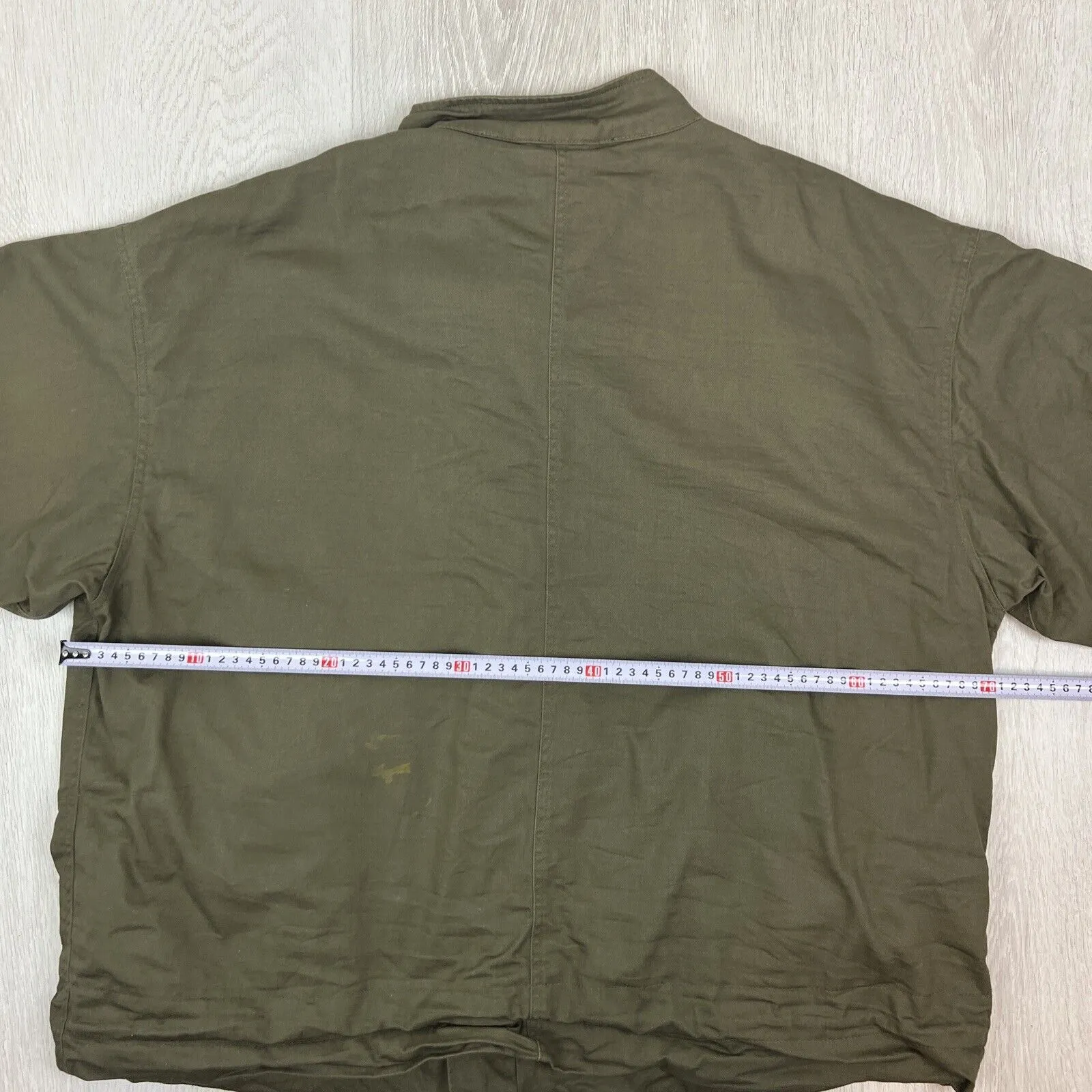 Barney Cools Mens Green Full Zip Bomber Jacket Size 2XL