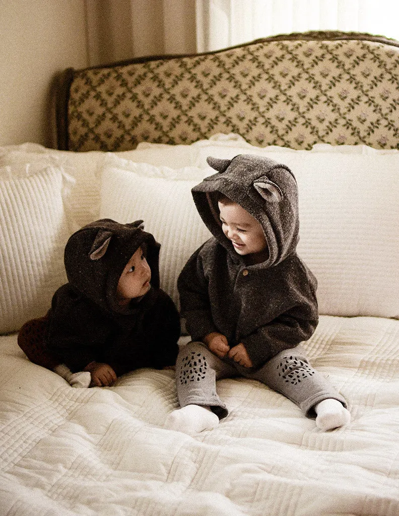 Bear Hoodie Chocolate