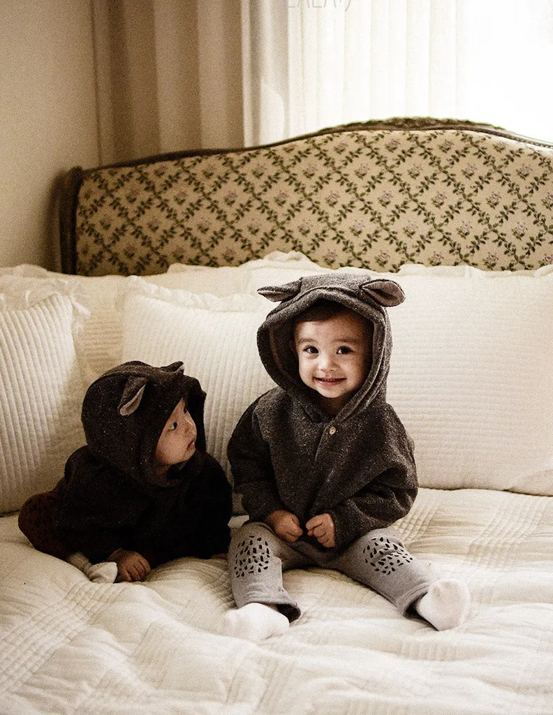 Bear Hoodie Chocolate