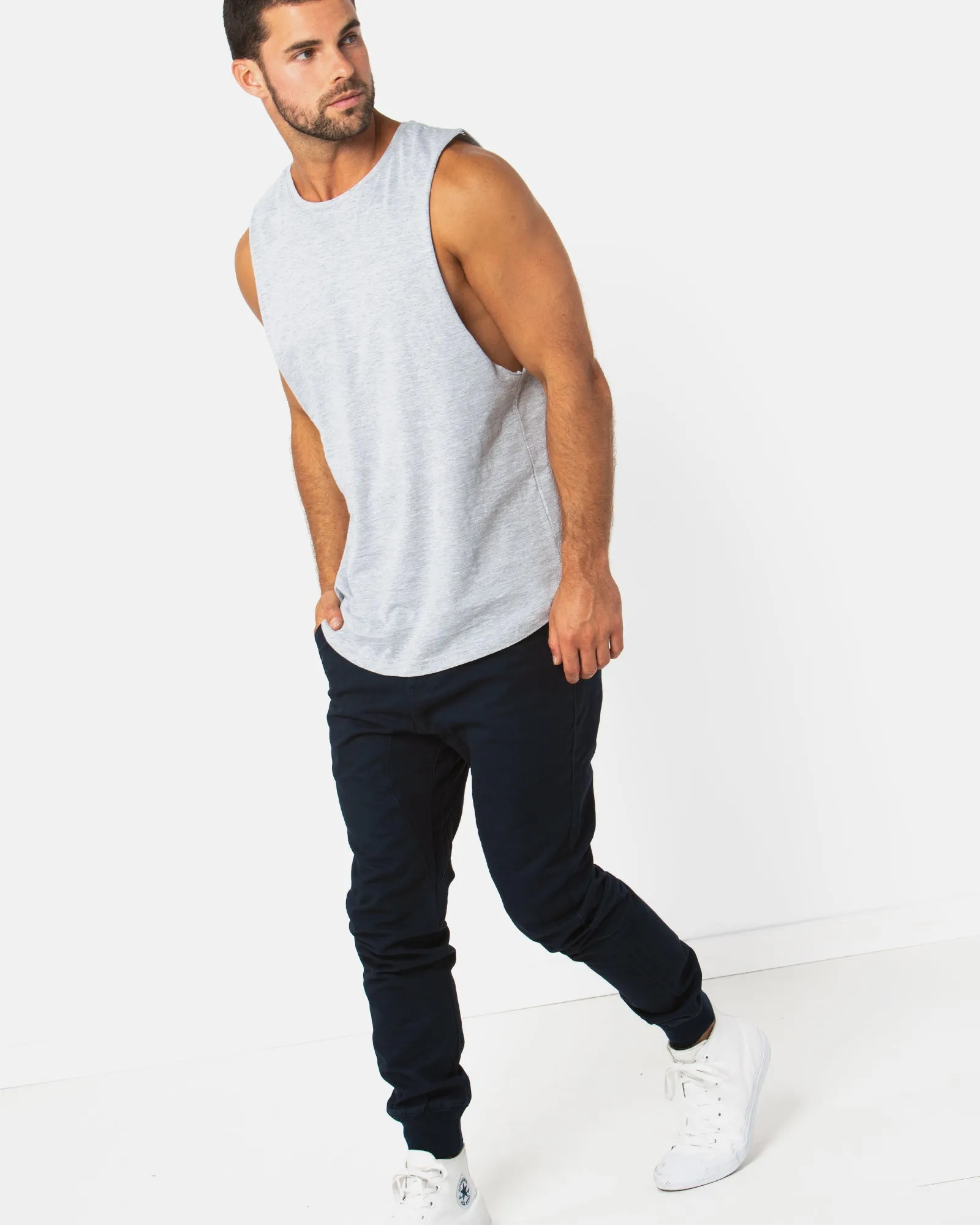 Beau Navy Chino Pants