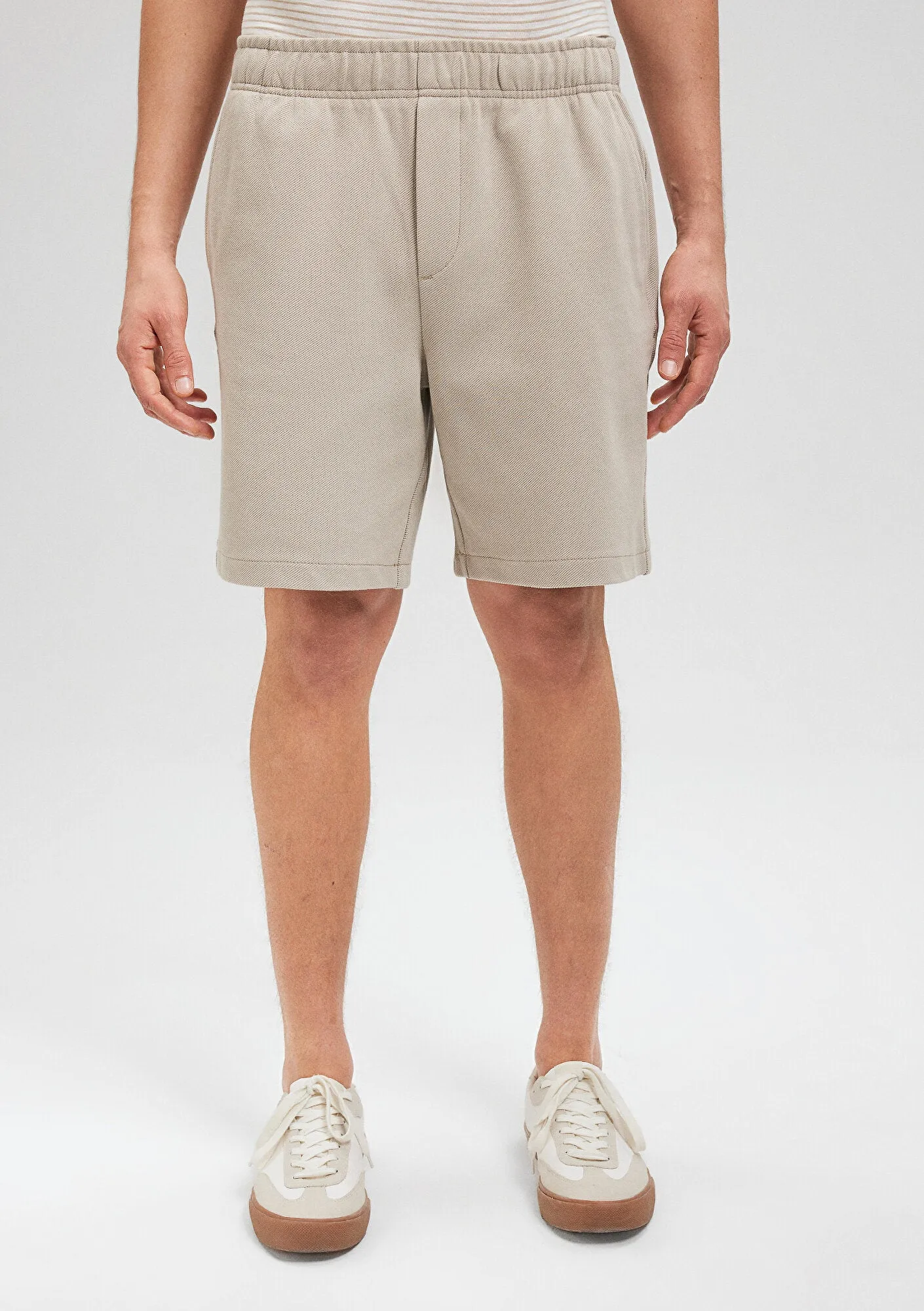 Beige Chino Shorts