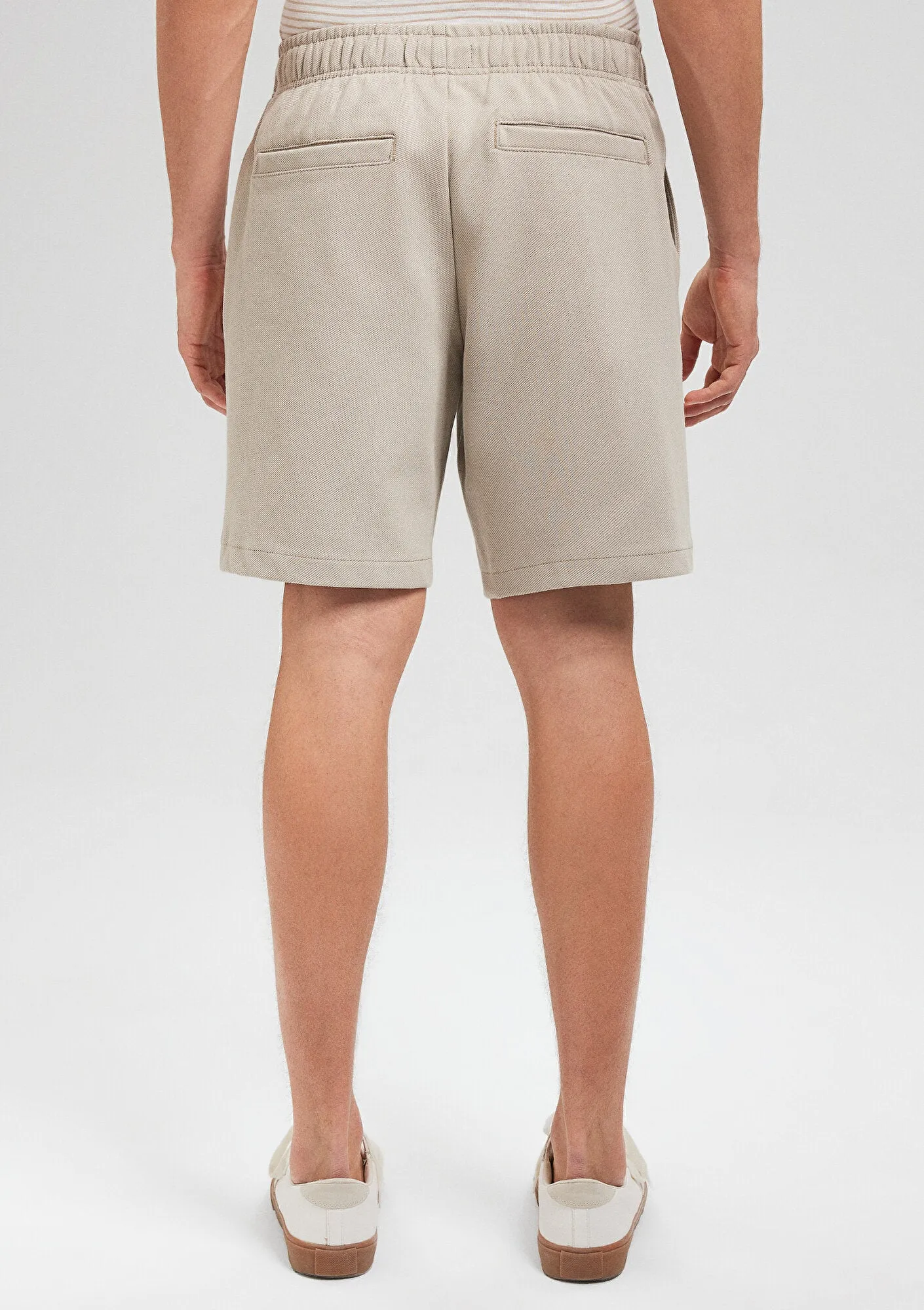 Beige Chino Shorts