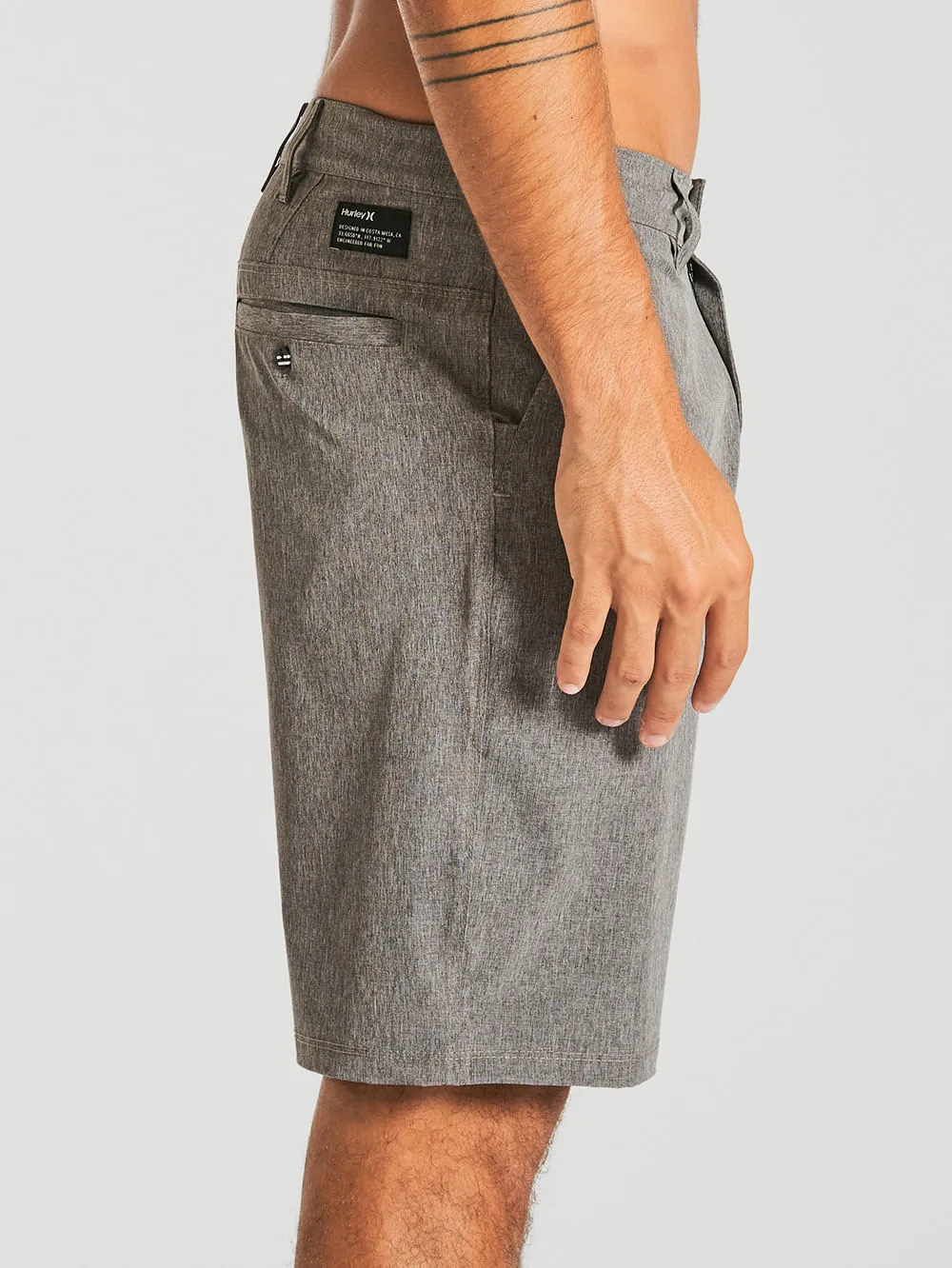 Bermuda Walk Hurley City Chino Cinza