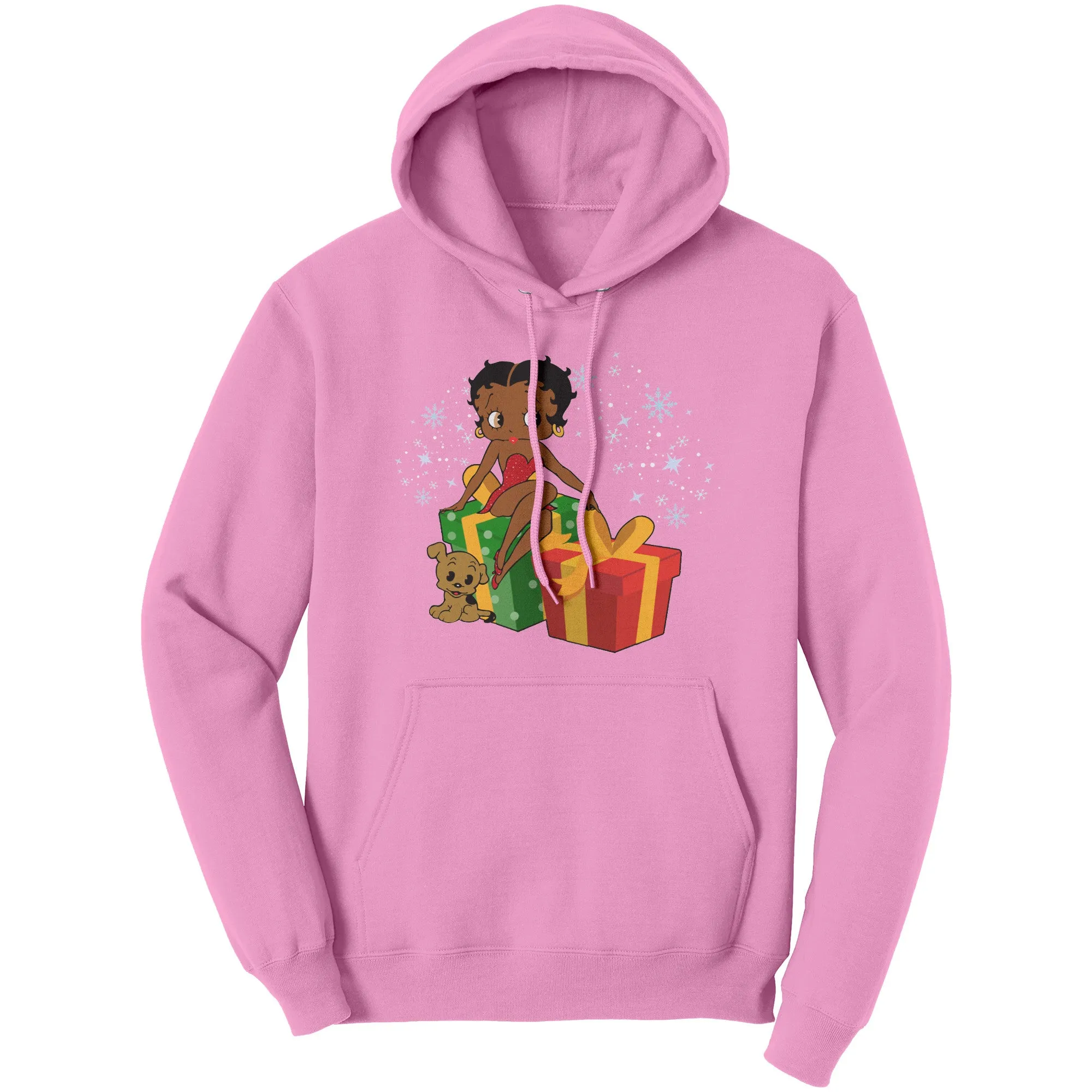 Betty Boop Christmas Hoodie, Betty Boop Womens Hoodie, Christmas Gift for Her, Holiday Graphic Hoodie, Betty Boop Hoodie, Womens Clothing