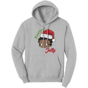 Betty Boop Christmas Hoodie, Feeling Jolly Sweatshirt, Christmas Gift for Her, Holiday Graphic Hoodie, Betty Boop Hoodie, Womens Clothing