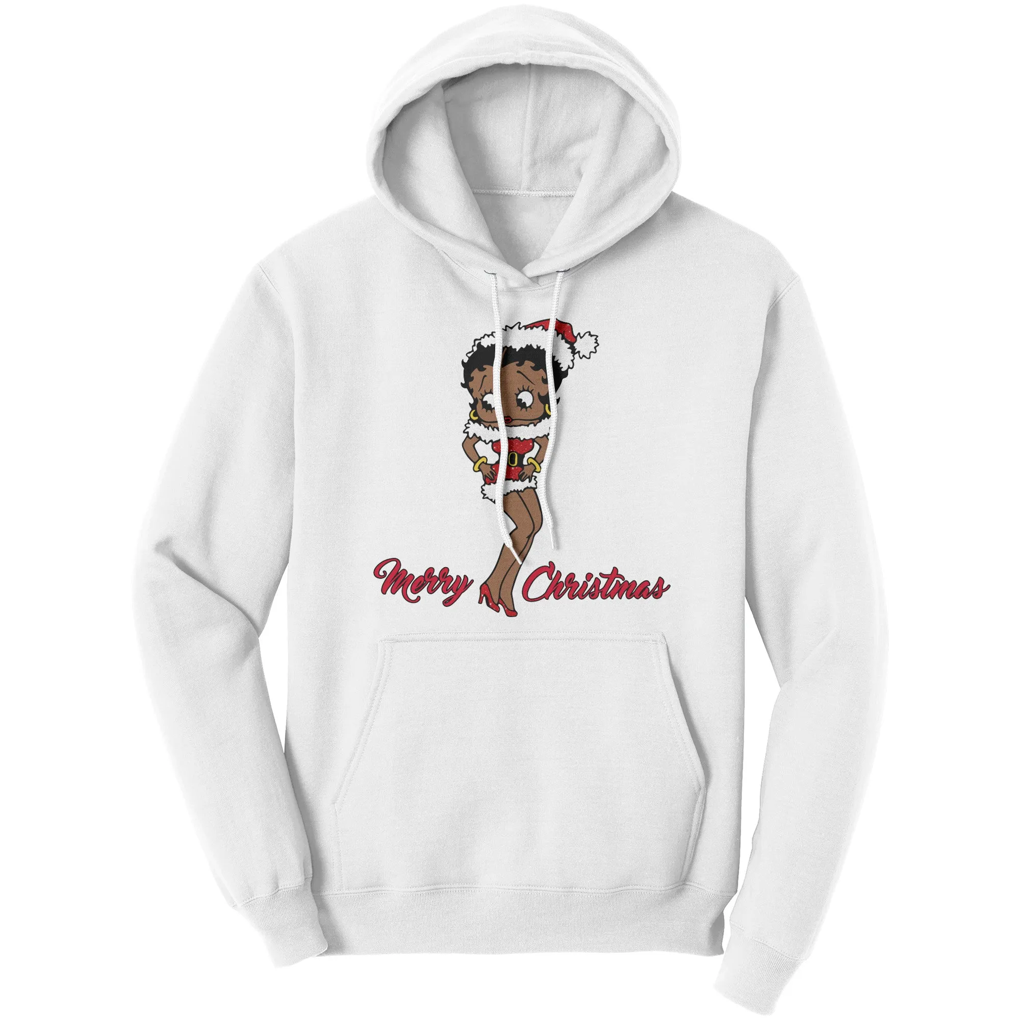 Betty Boop Hoodie, Christmas Hoodie, Cute Betty Boop Graphic Hoodie, Betty Boop Gift, Betty Boop Design Hoodie Gift, Christmas Gift For Her