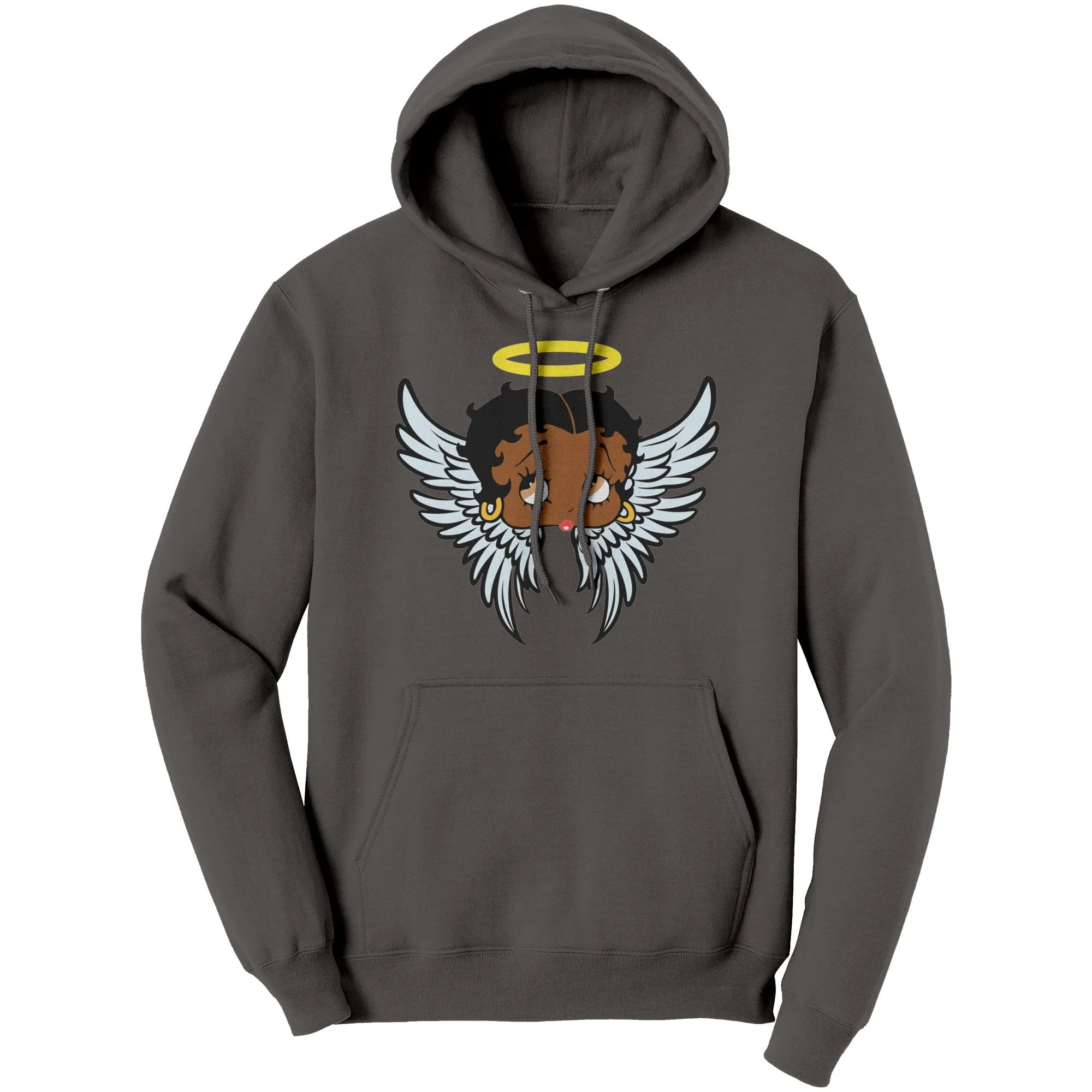 Betty Boop Hoodie, Cute Betty Boop Graphic Hoodie, Betty Boop Angel Hoodie, Betty Boop Christmas Hoodie Gift For Mom Christmas Gifts For Her