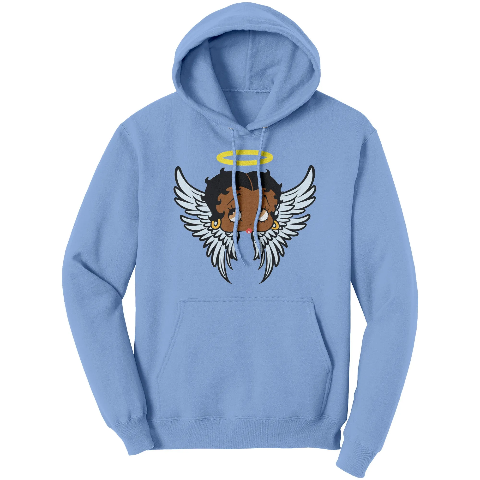 Betty Boop Hoodie, Cute Betty Boop Graphic Hoodie, Betty Boop Angel Hoodie, Betty Boop Christmas Hoodie Gift For Mom Christmas Gifts For Her